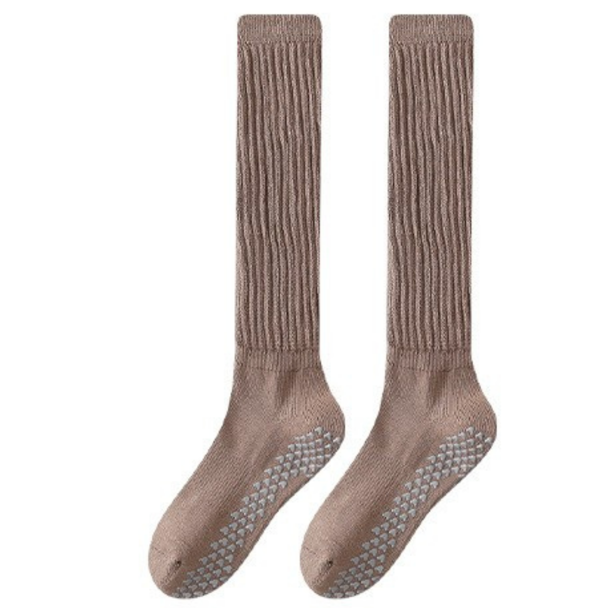 厚手 滑り止め付き ハイソックス