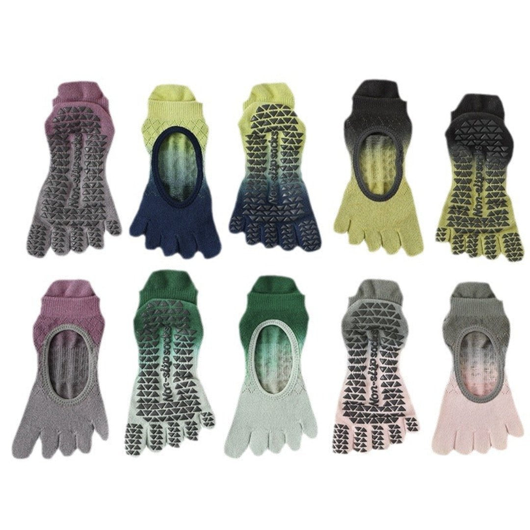 インステップ オープン 5本指 グラデーションヨガソックス