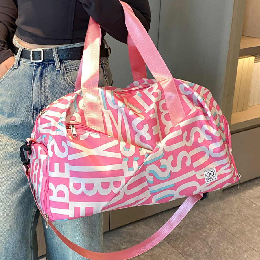 クロスデザイン シューズイン ボストンバッグ