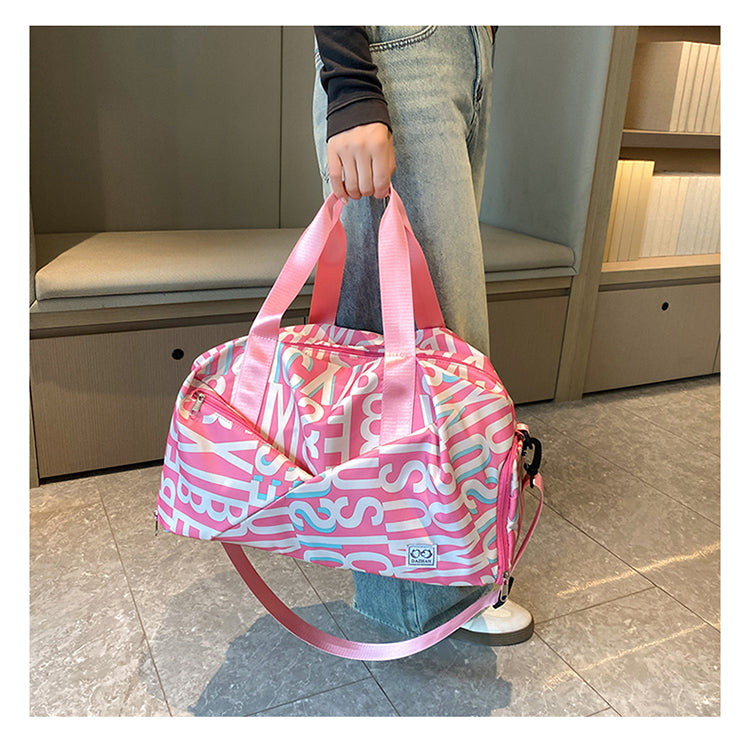 クロスデザイン シューズイン ボストンバッグ