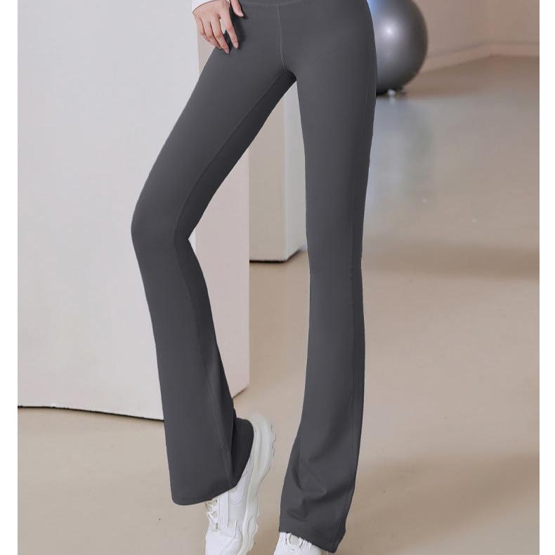 マイクロフレア スリムフィットネスパンツ