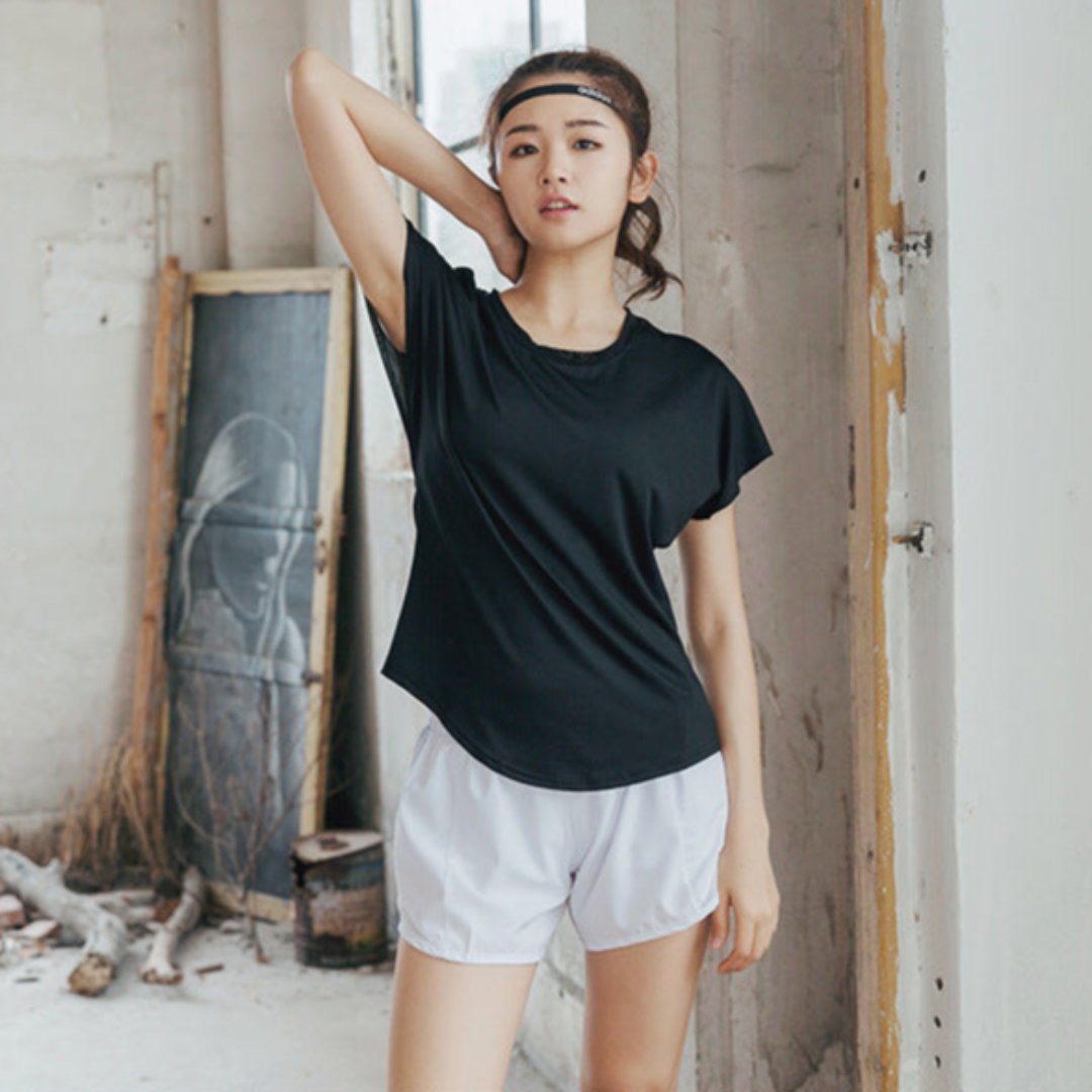 シースルーメッシュバック Tシャツ