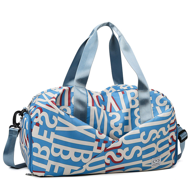 クロスデザイン シューズイン ボストンバッグ