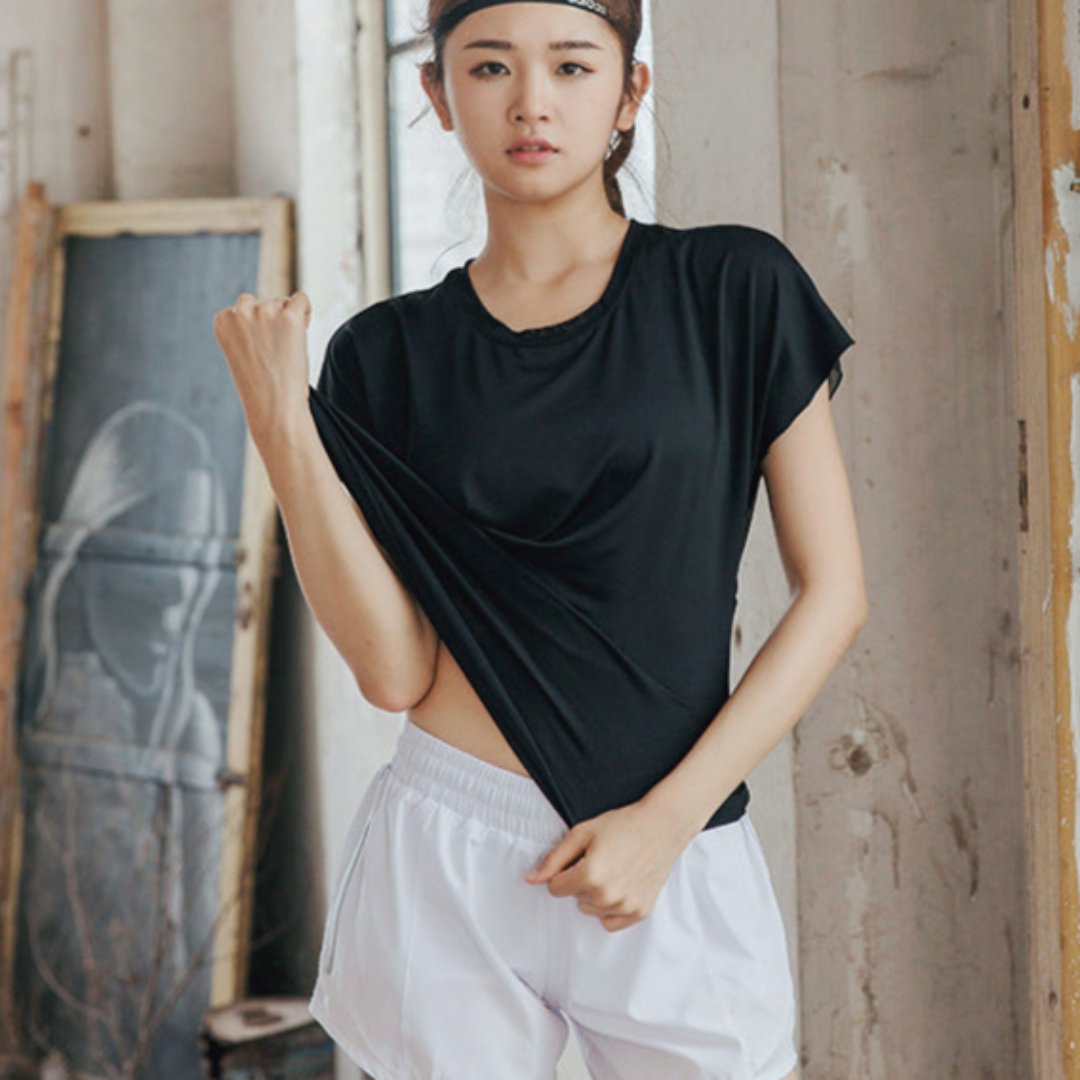 シースルーメッシュバック Tシャツ