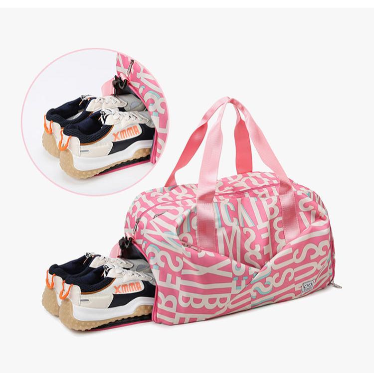 クロスデザイン シューズイン ボストンバッグ