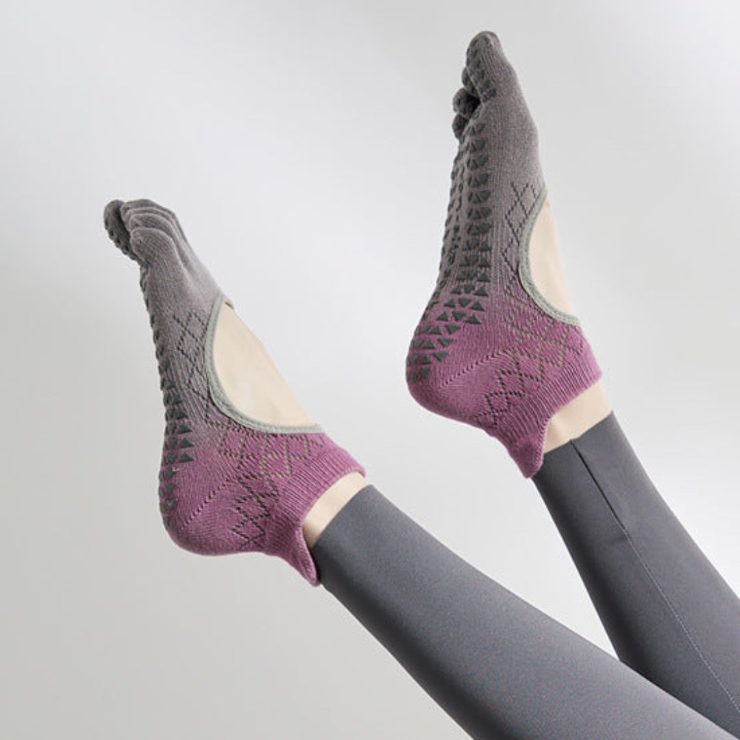 インステップ オープン 5本指 グラデーションヨガソックス