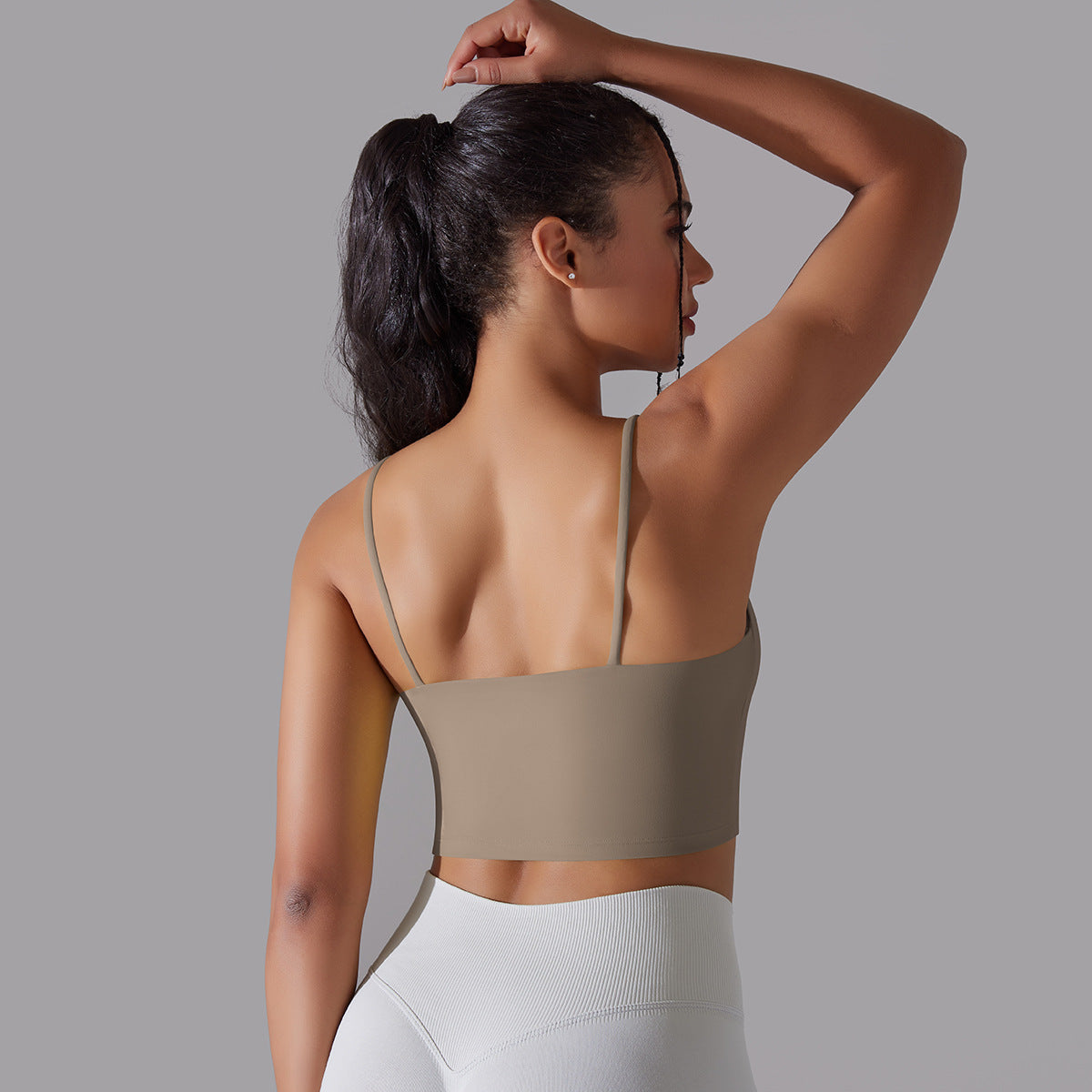 シームレス ソリッドカラーブラトップ