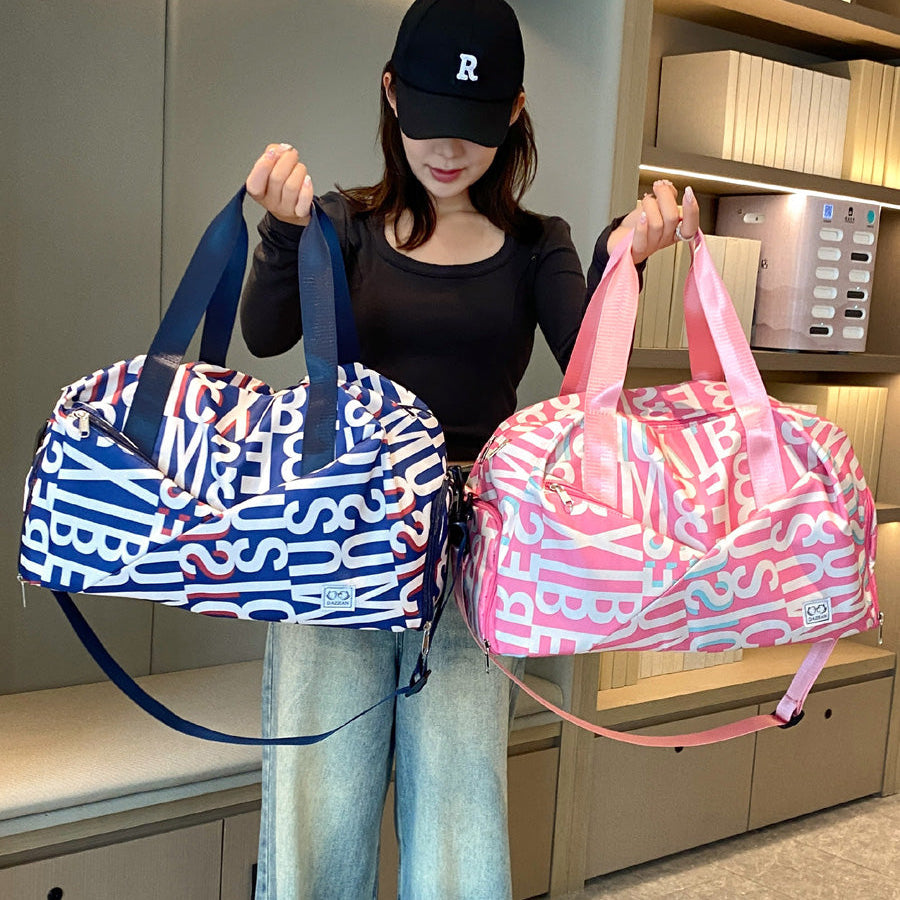 クロスデザイン シューズイン ボストンバッグ