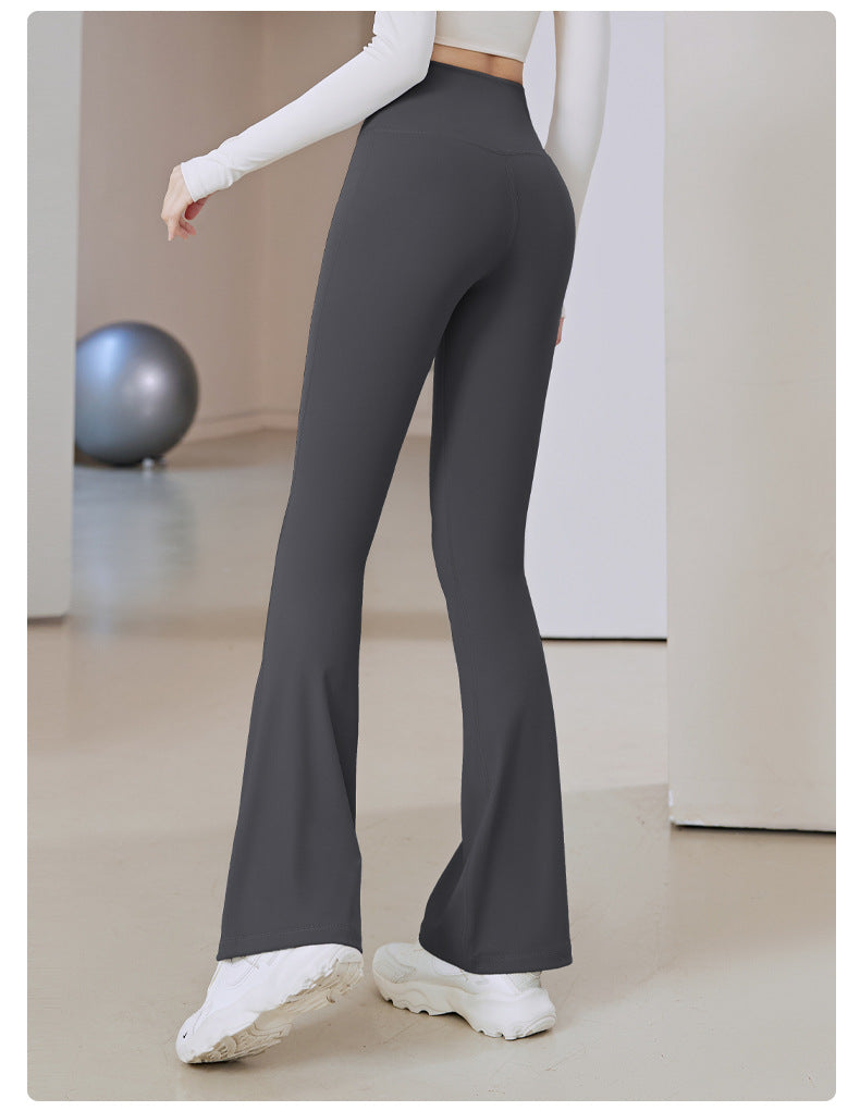 マイクロフレア スリムフィットネスパンツ