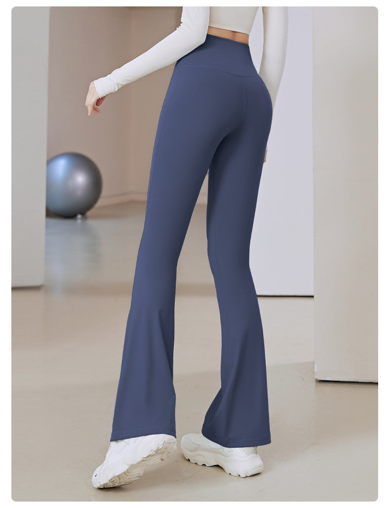 マイクロフレア スリムフィットネスパンツ