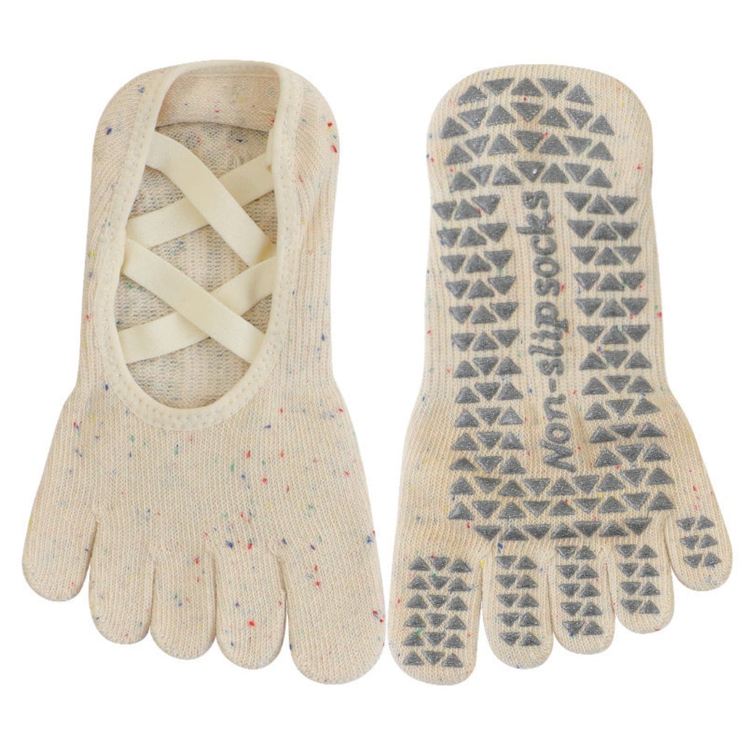 ダブルクロスストラップ ヨガソックス