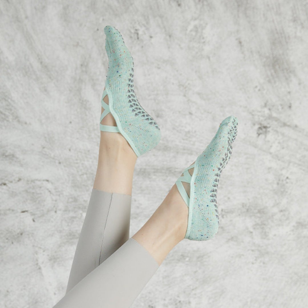 ダブルクロスストラップ ヨガソックス