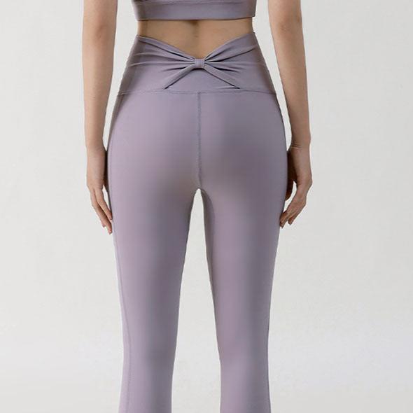 バックリボン ハイウエストレギンス