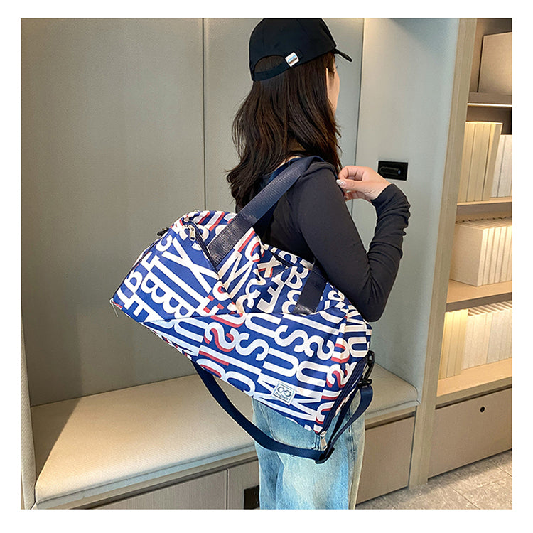 クロスデザイン シューズイン ボストンバッグ