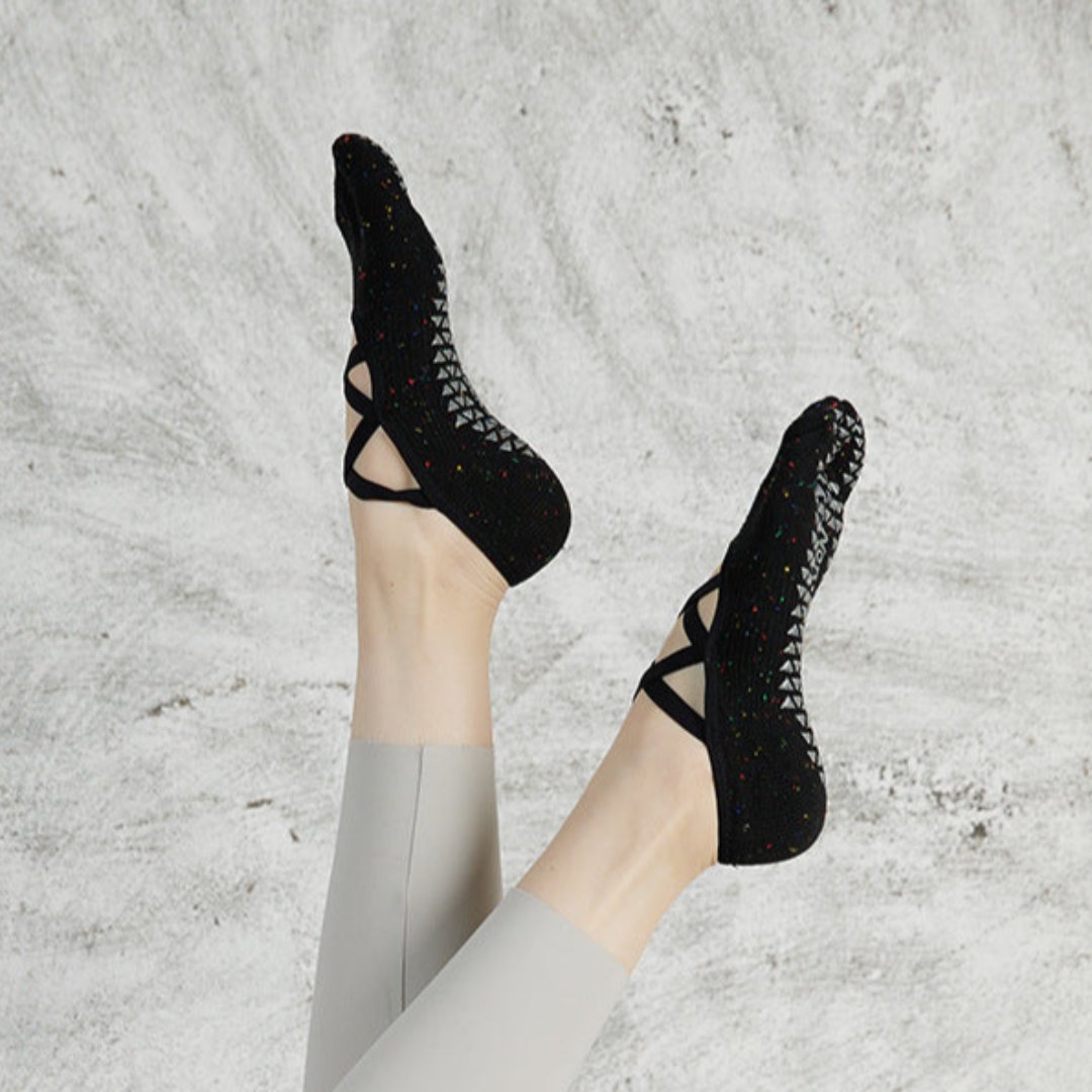 ダブルクロスストラップ ヨガソックス