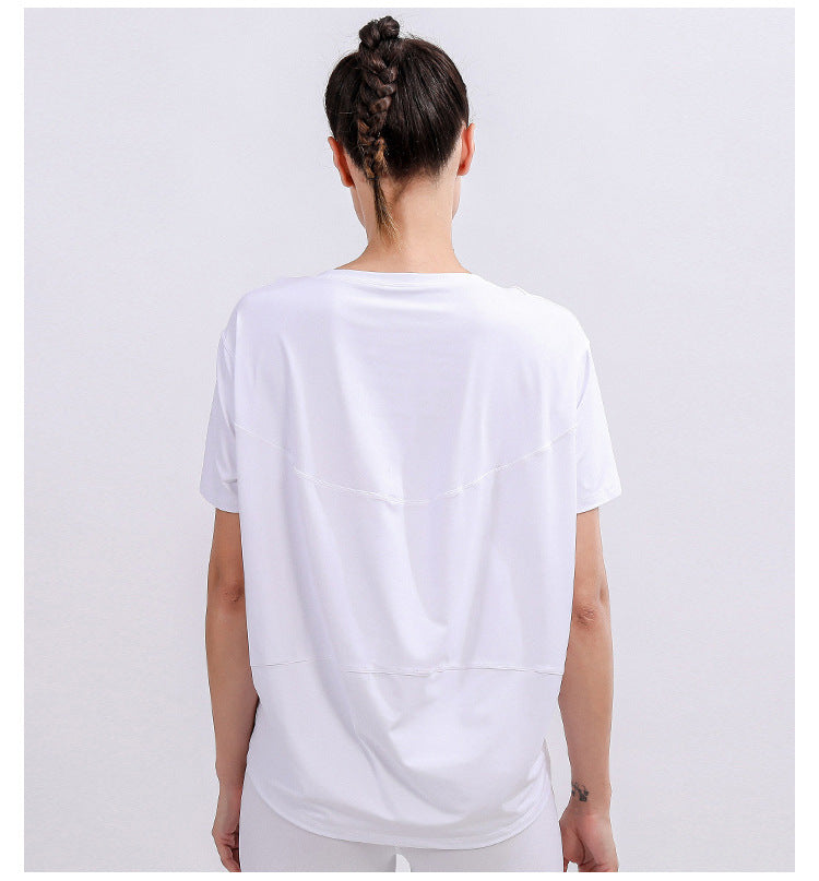 裾ラウンドTシャツ