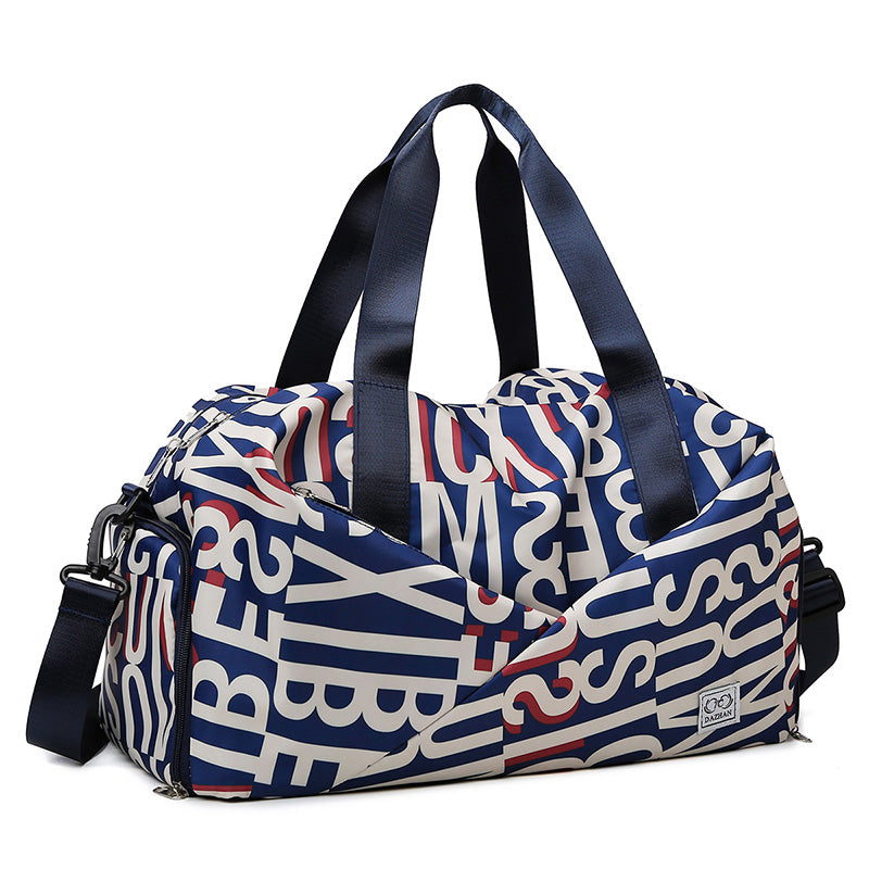 クロスデザイン シューズイン ボストンバッグ