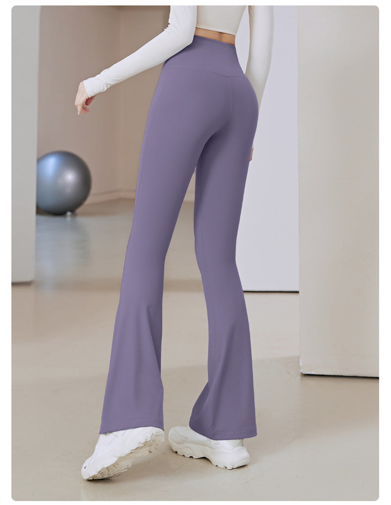 マイクロフレア スリムフィットネスパンツ