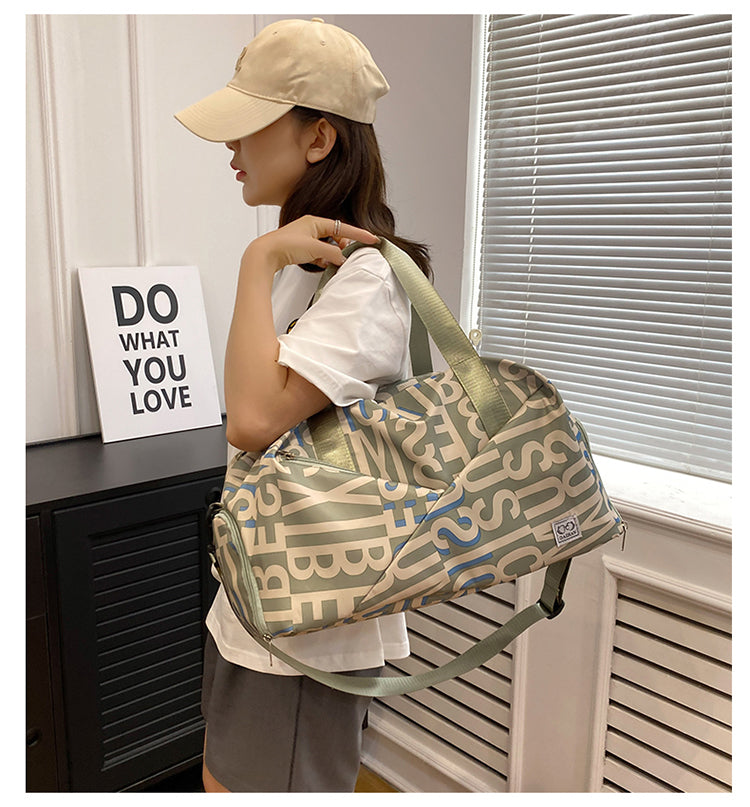 クロスデザイン シューズイン ボストンバッグ