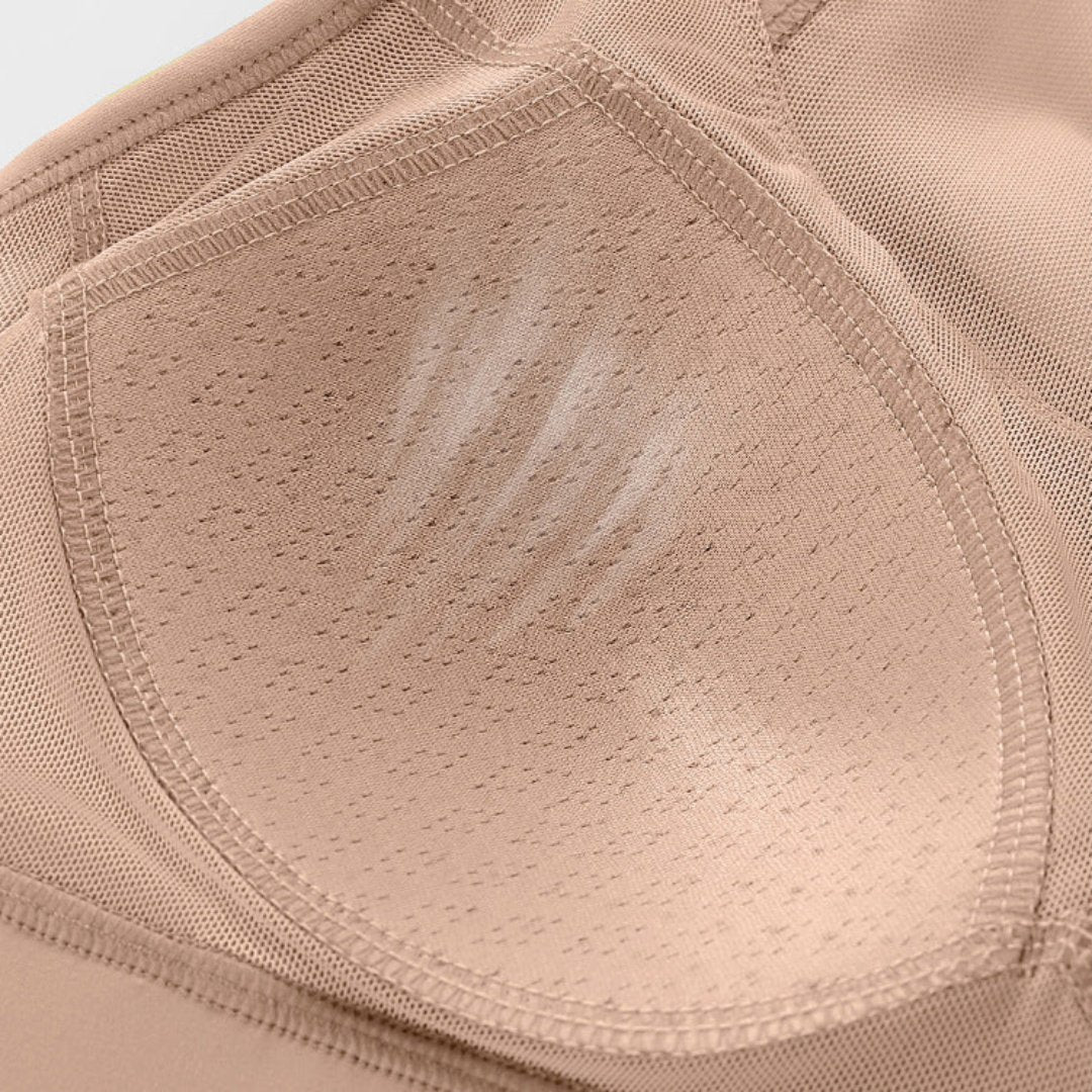 ハイホールド フェイクツーピース ダブルストラップ スポーツブラ