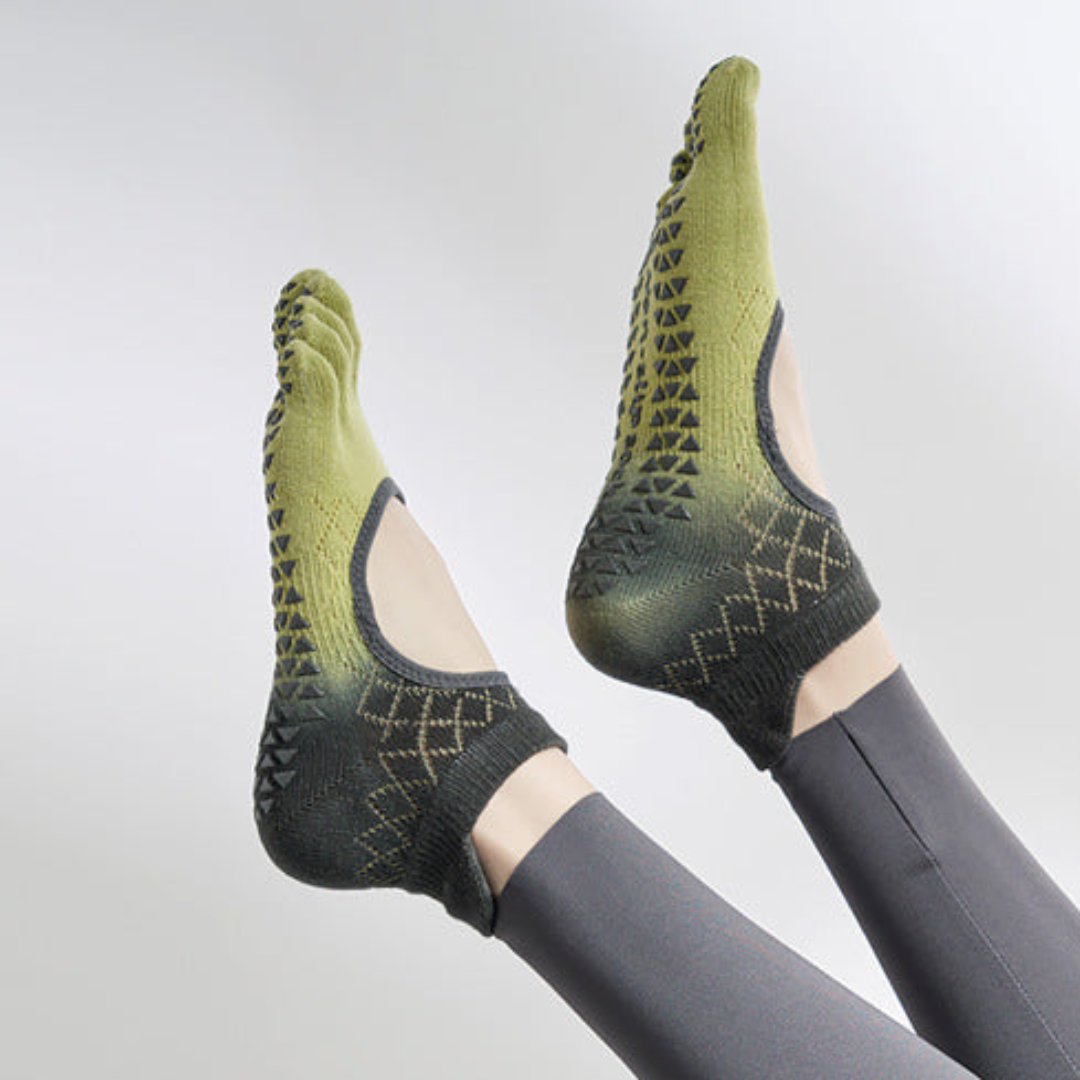 インステップ オープン 5本指 グラデーションヨガソックス