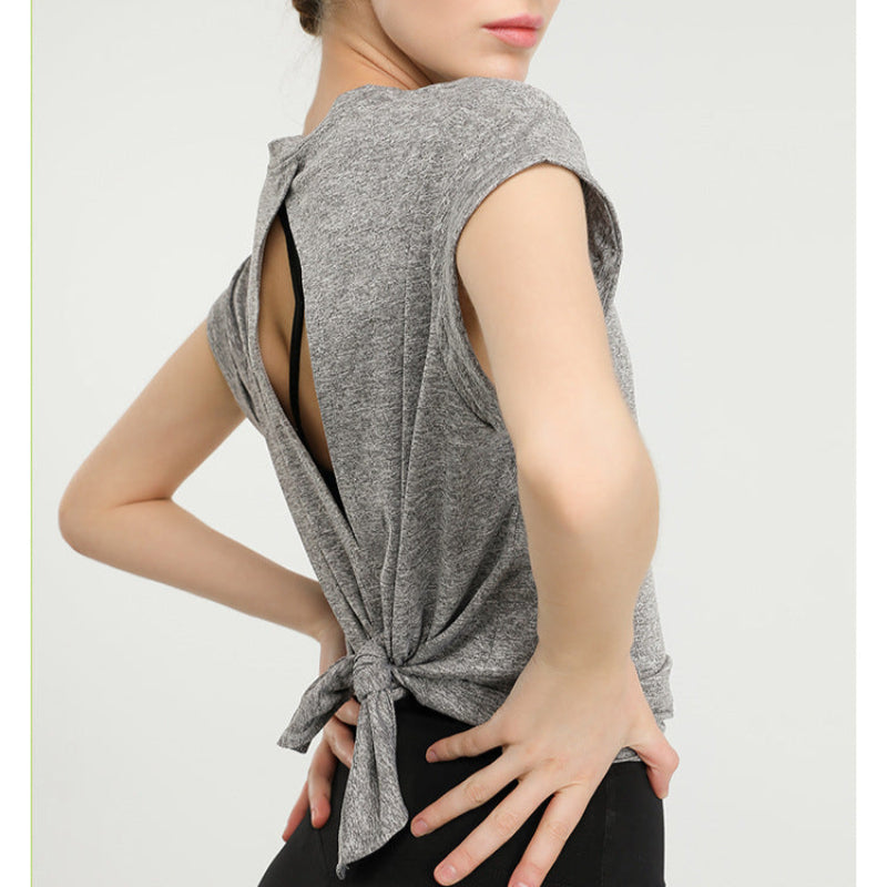 バックオープンシャツ