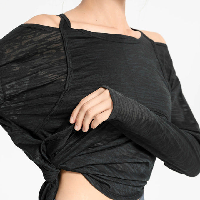 オフショルダートップス