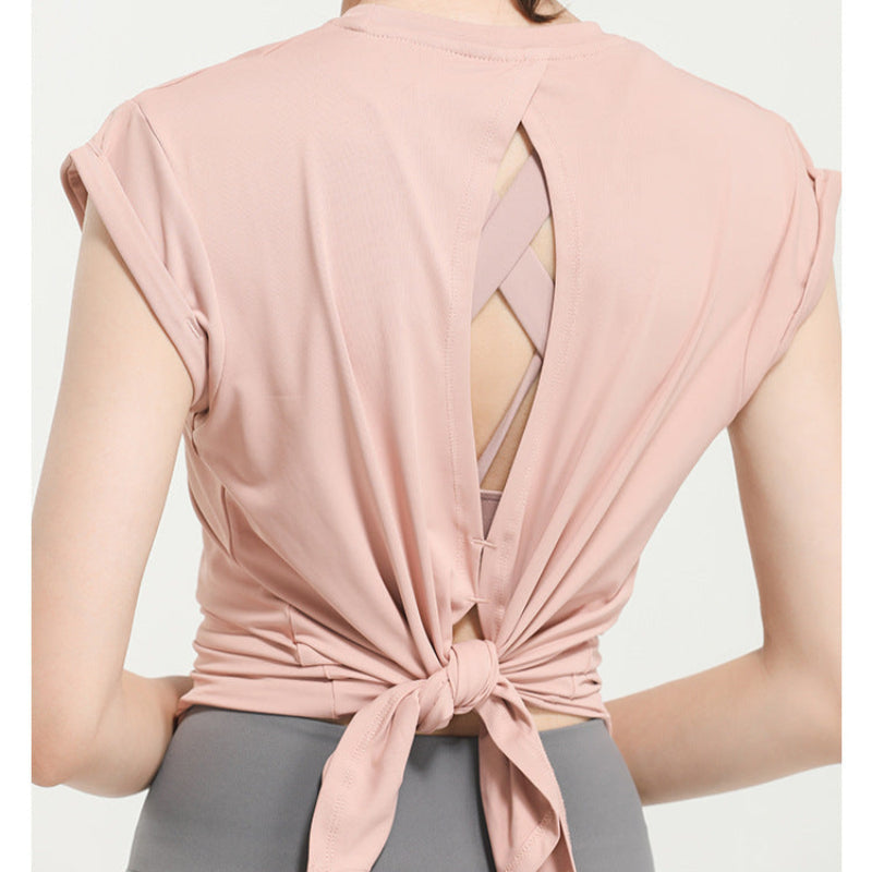 バックオープンシャツ