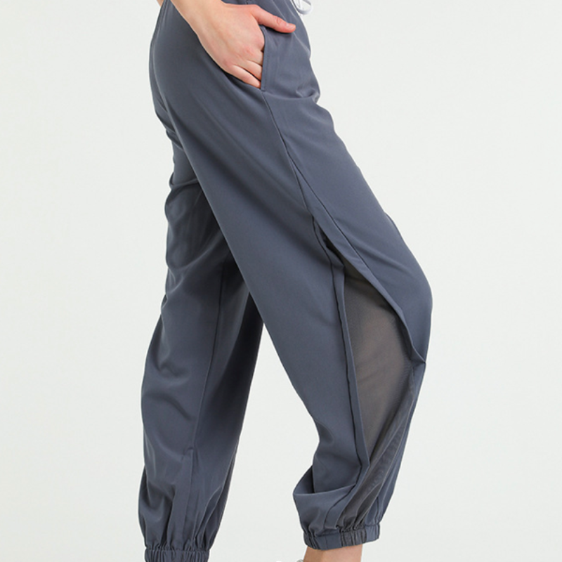 メッシュロングパンツ black