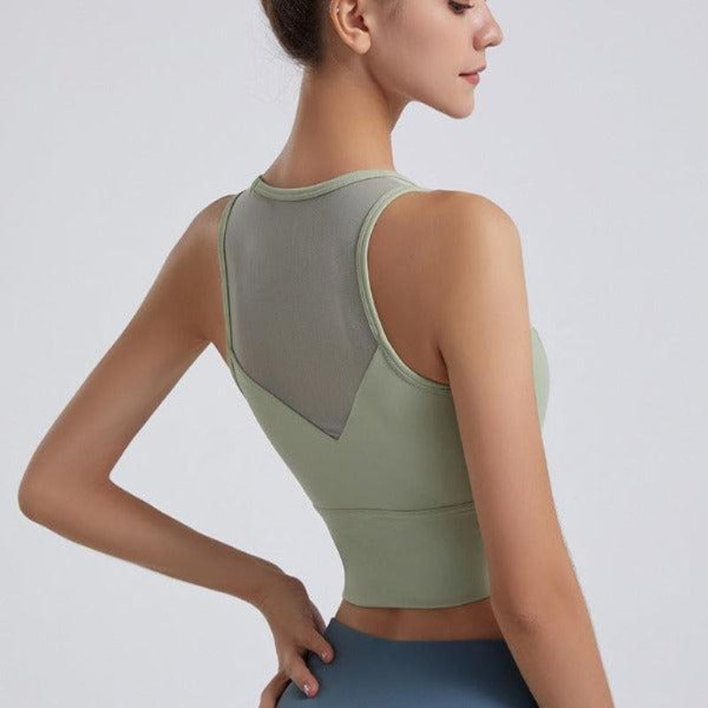 メッシュバックタンクトップ