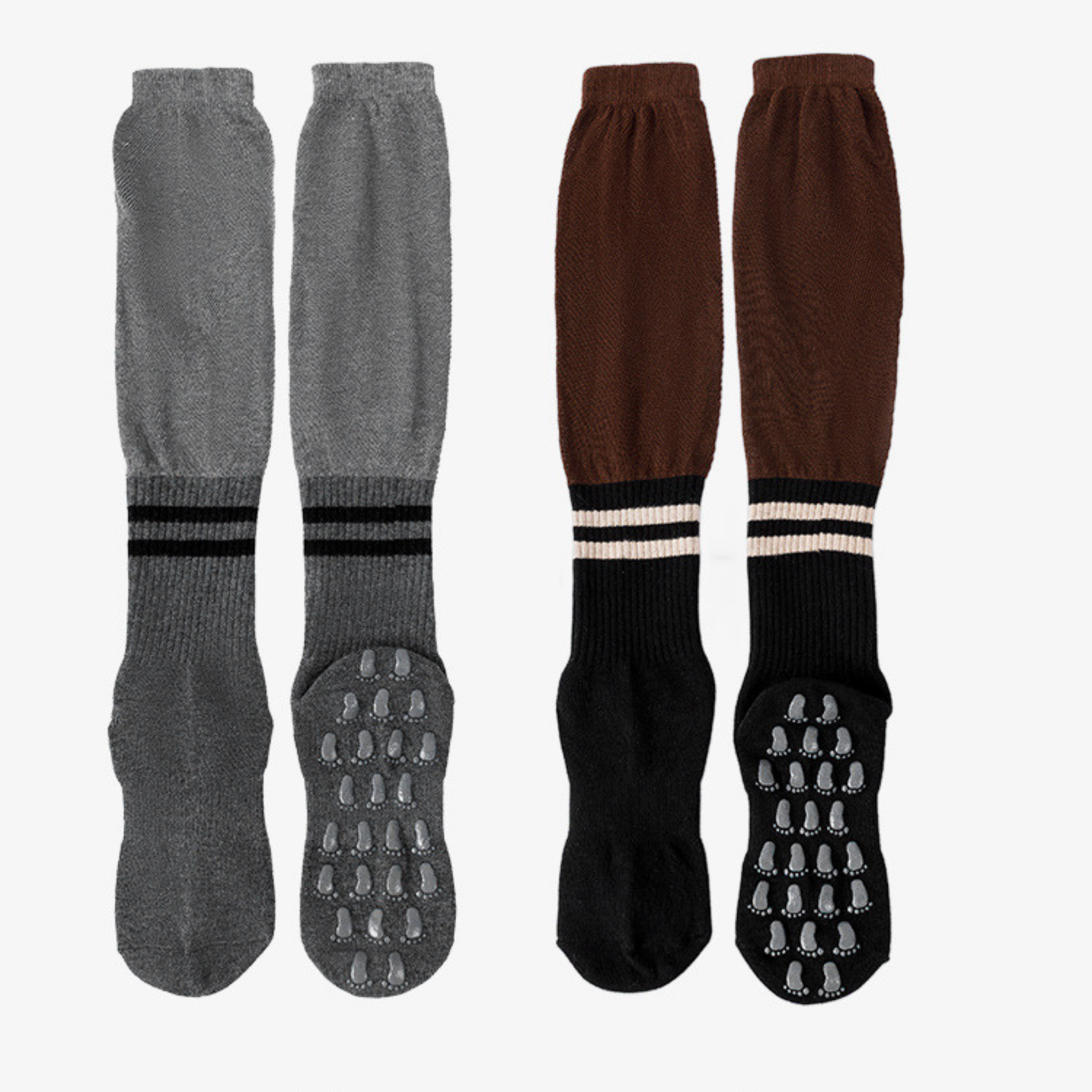 ルーズヨガロングソックス　滑り止め付き