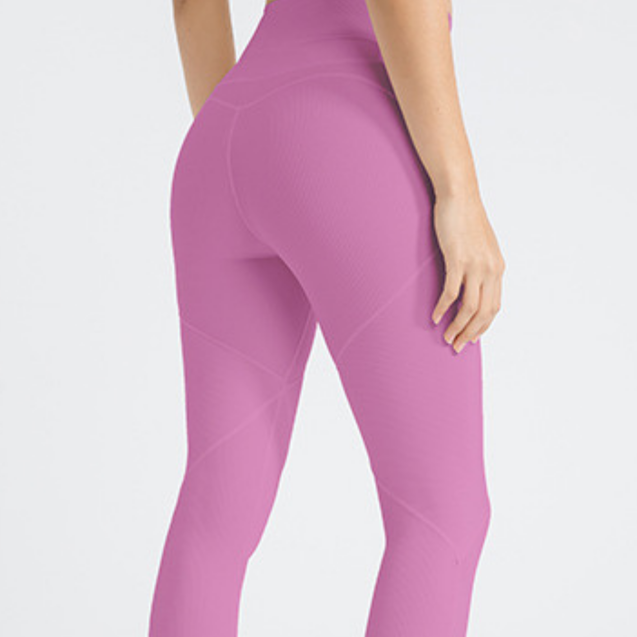 V字　ウエストクロス　ヒップアップ　レギンス