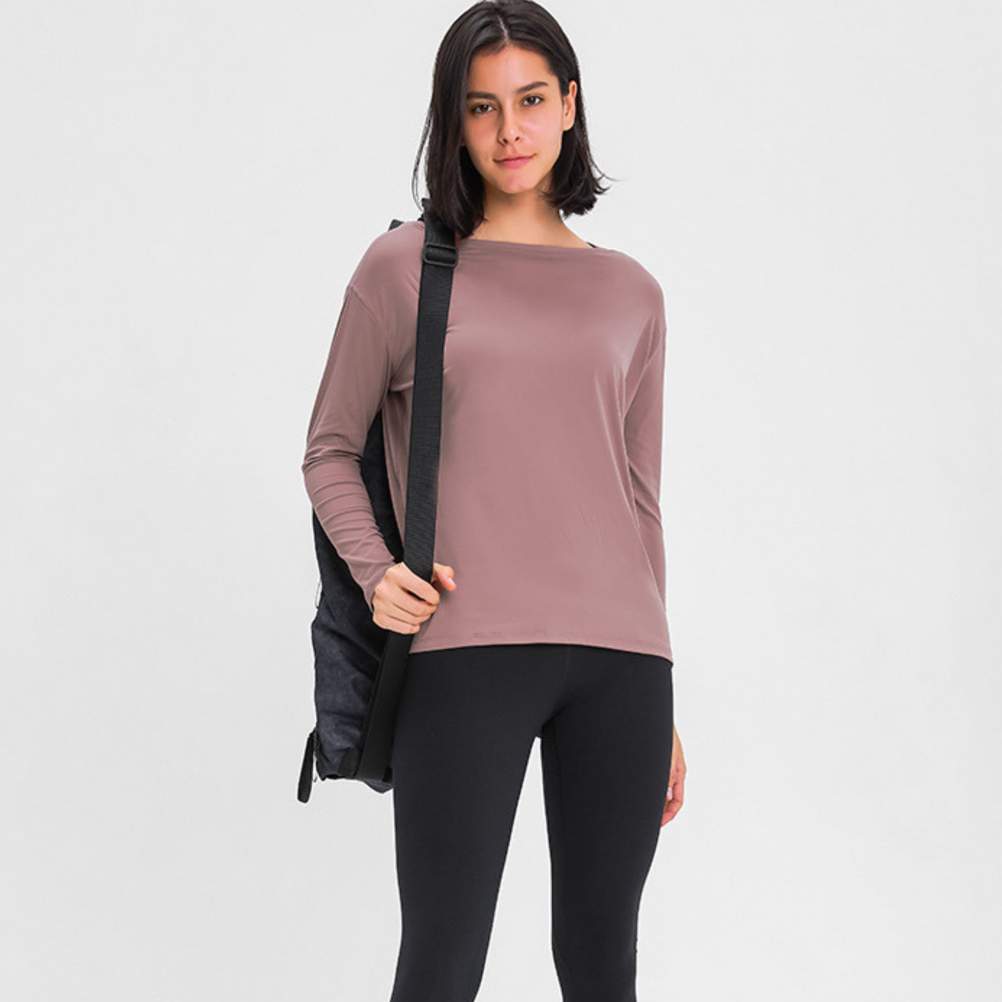 バックロングドレープトップス