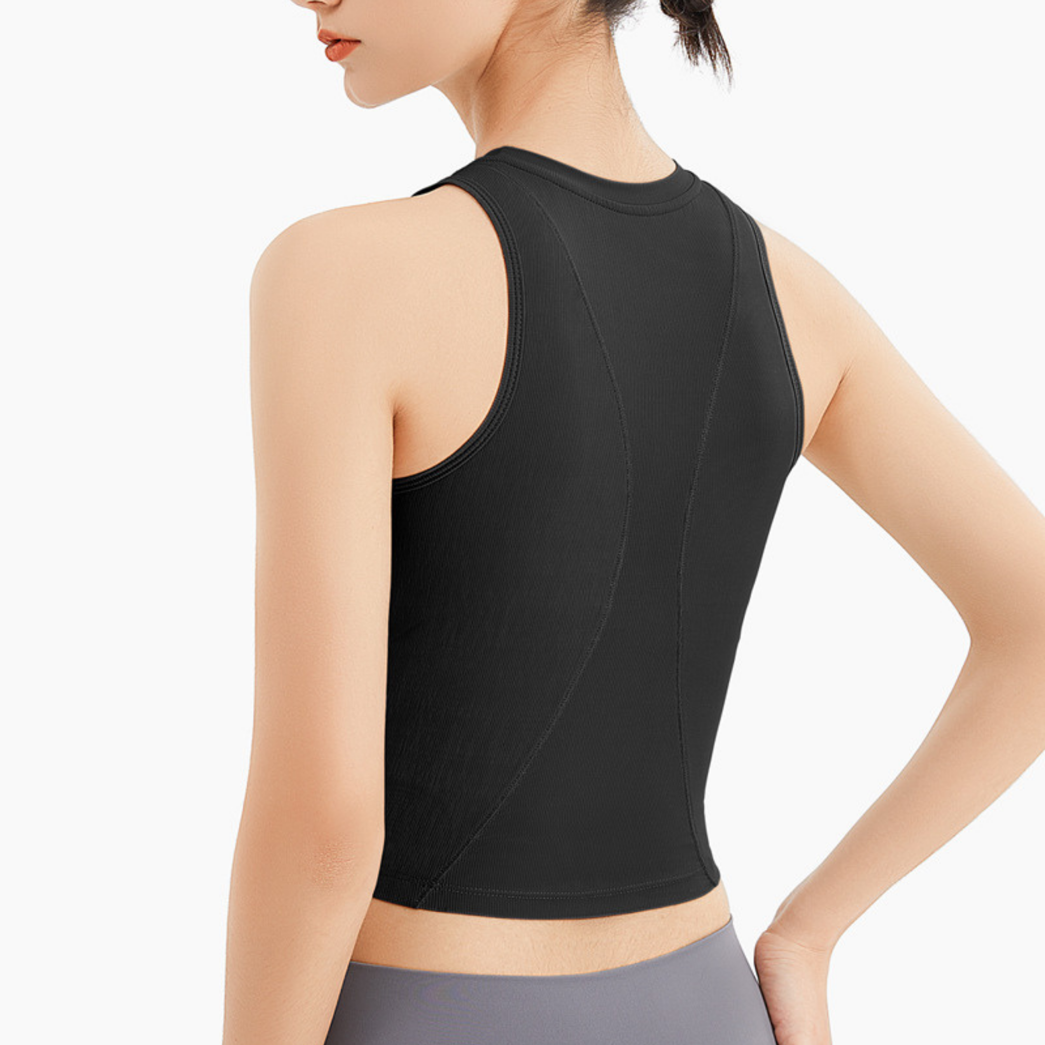 ブラ　一体型　ヨガ　タンクトップ