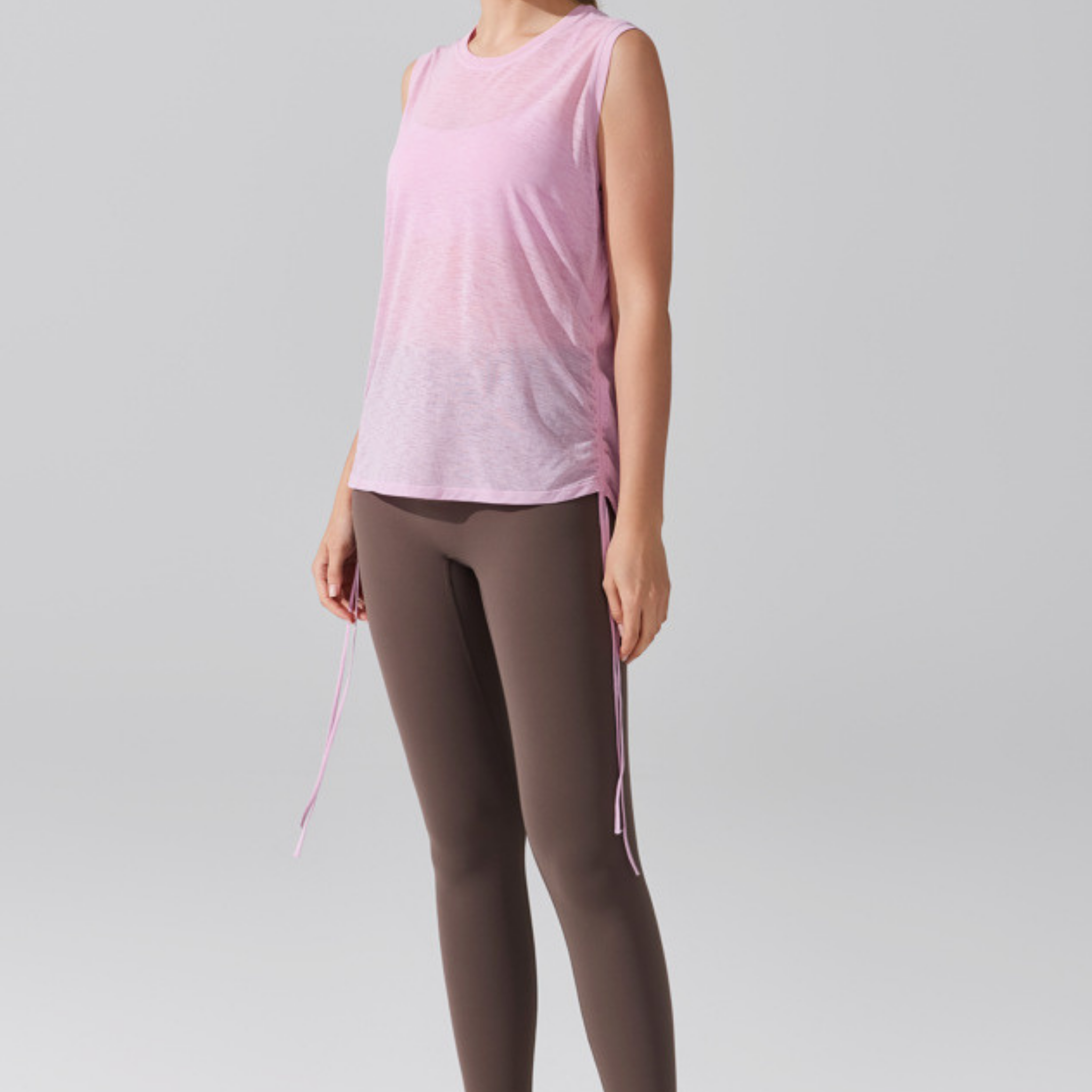 ドローストリング　ノースリーブ