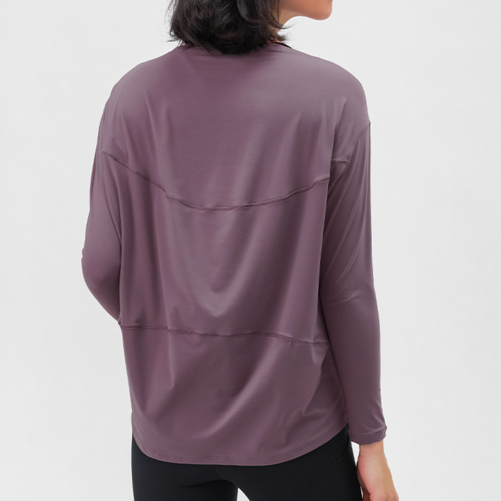 バックロングドレープトップス