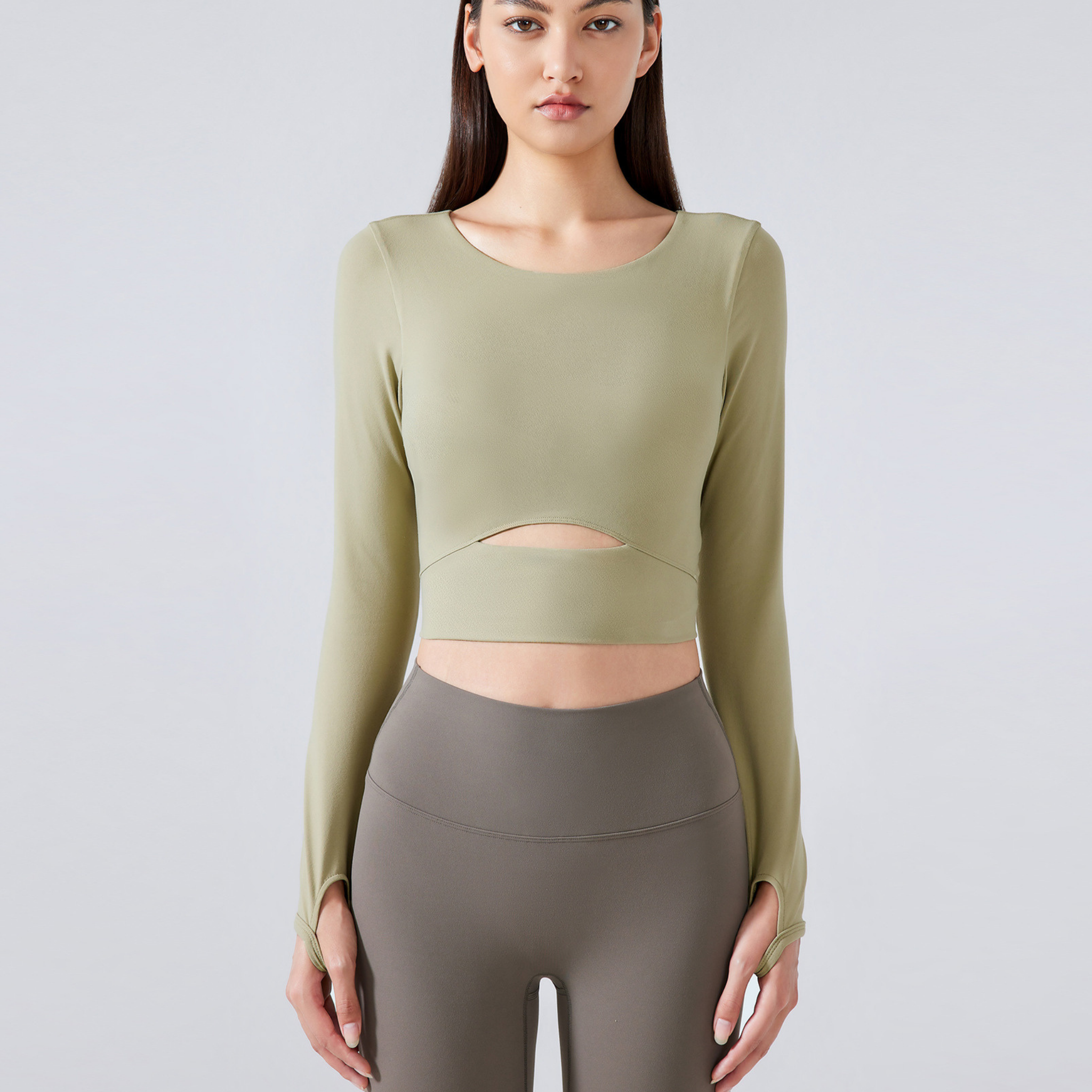 ベーシック　クロップドトップス