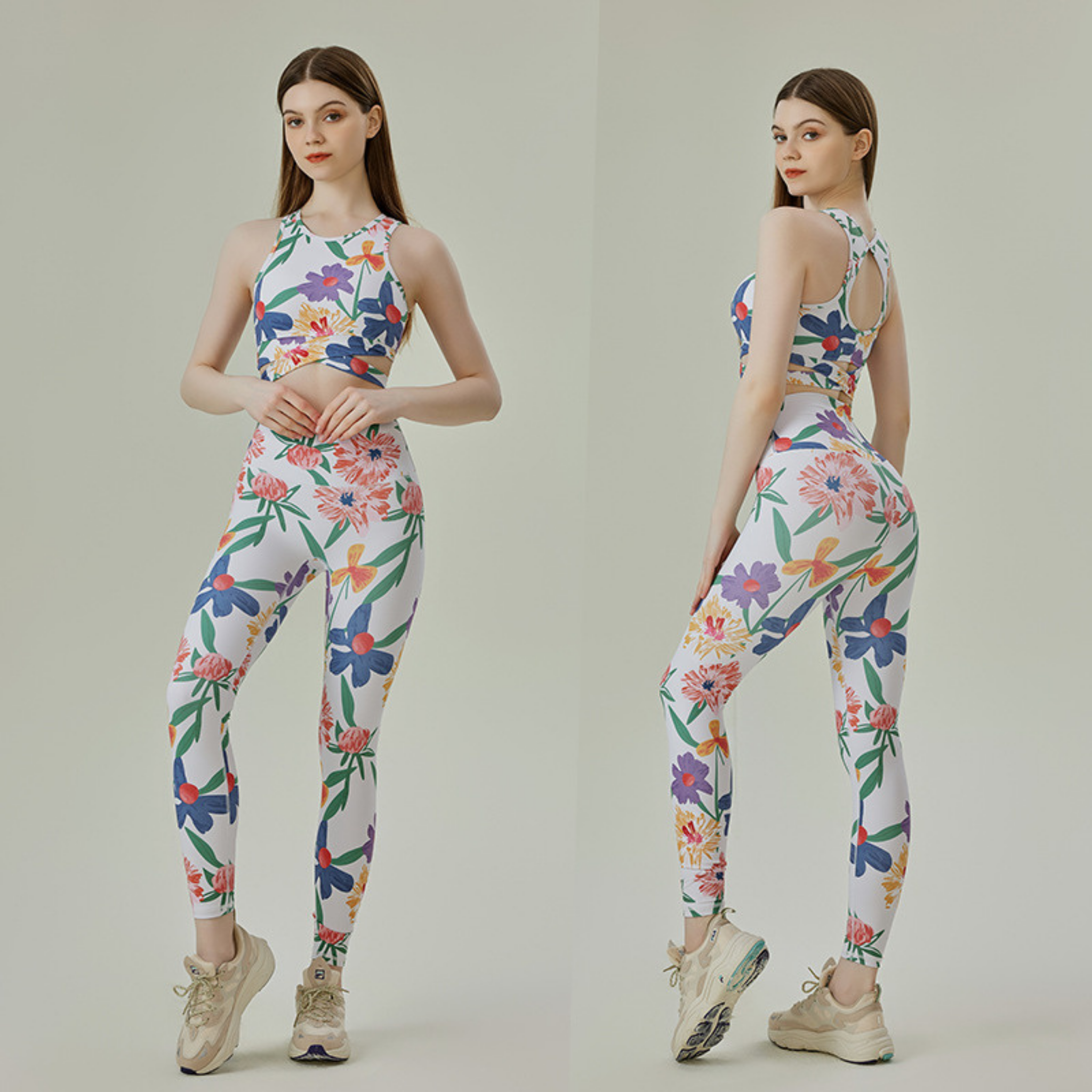 5pattern　　スポーツブラ＆レギンスセット