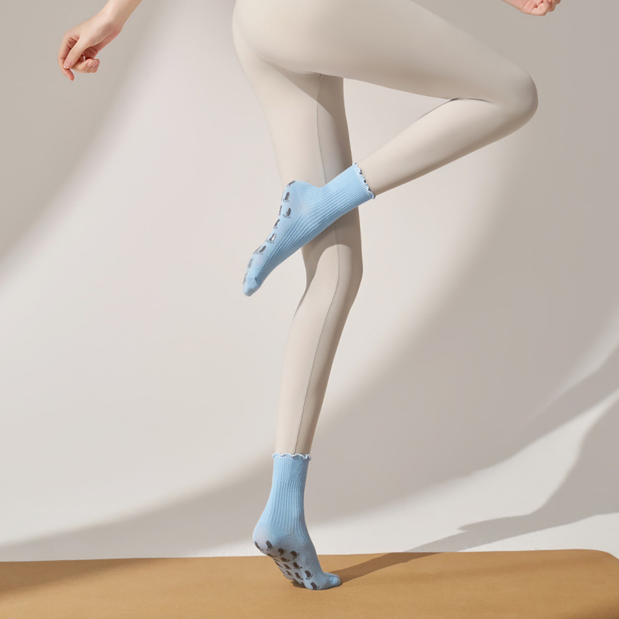 滑り止め付き　ショートソックス