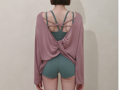 バックオープンクロス　トップス