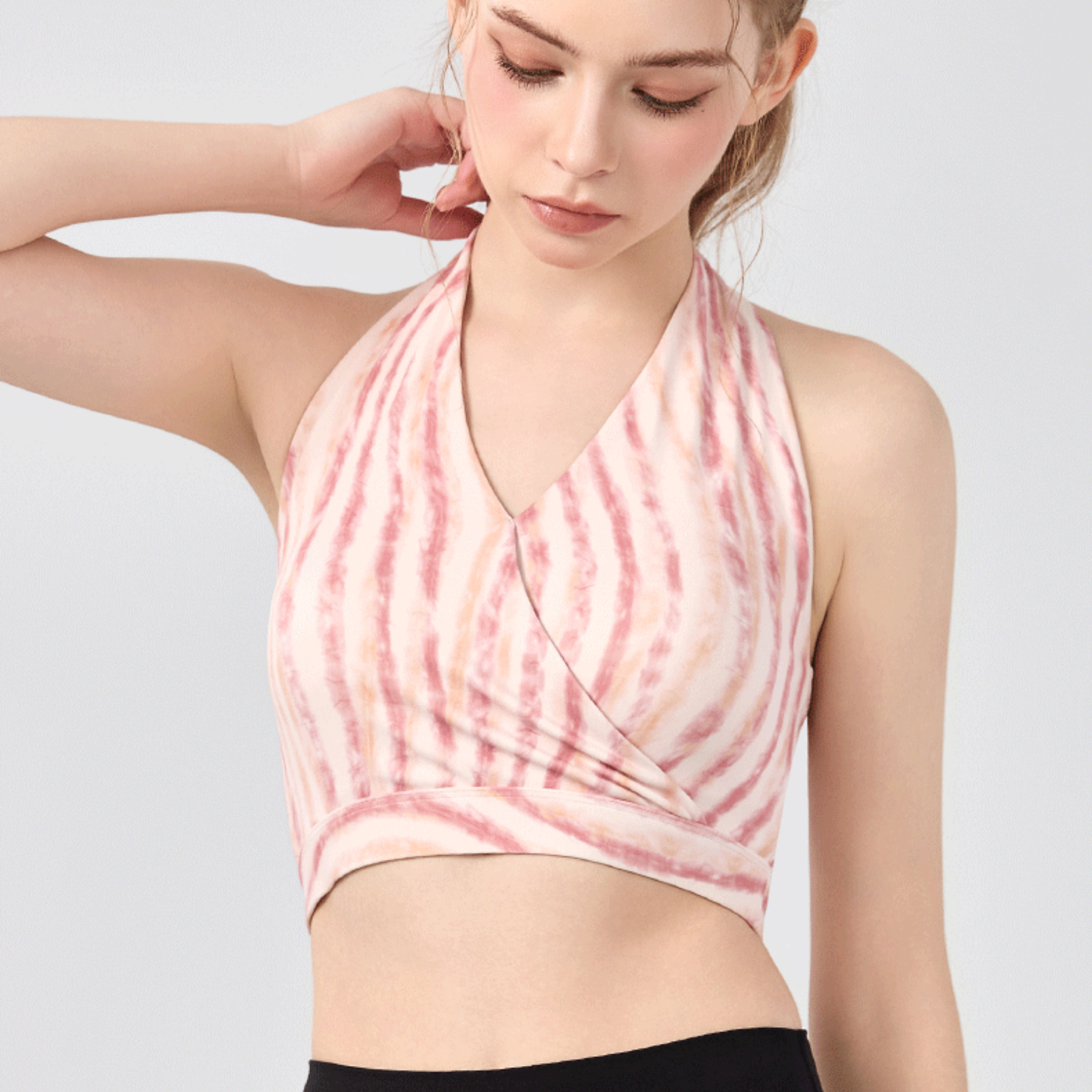 カシュクール　ホルターネック　スポーツブラ