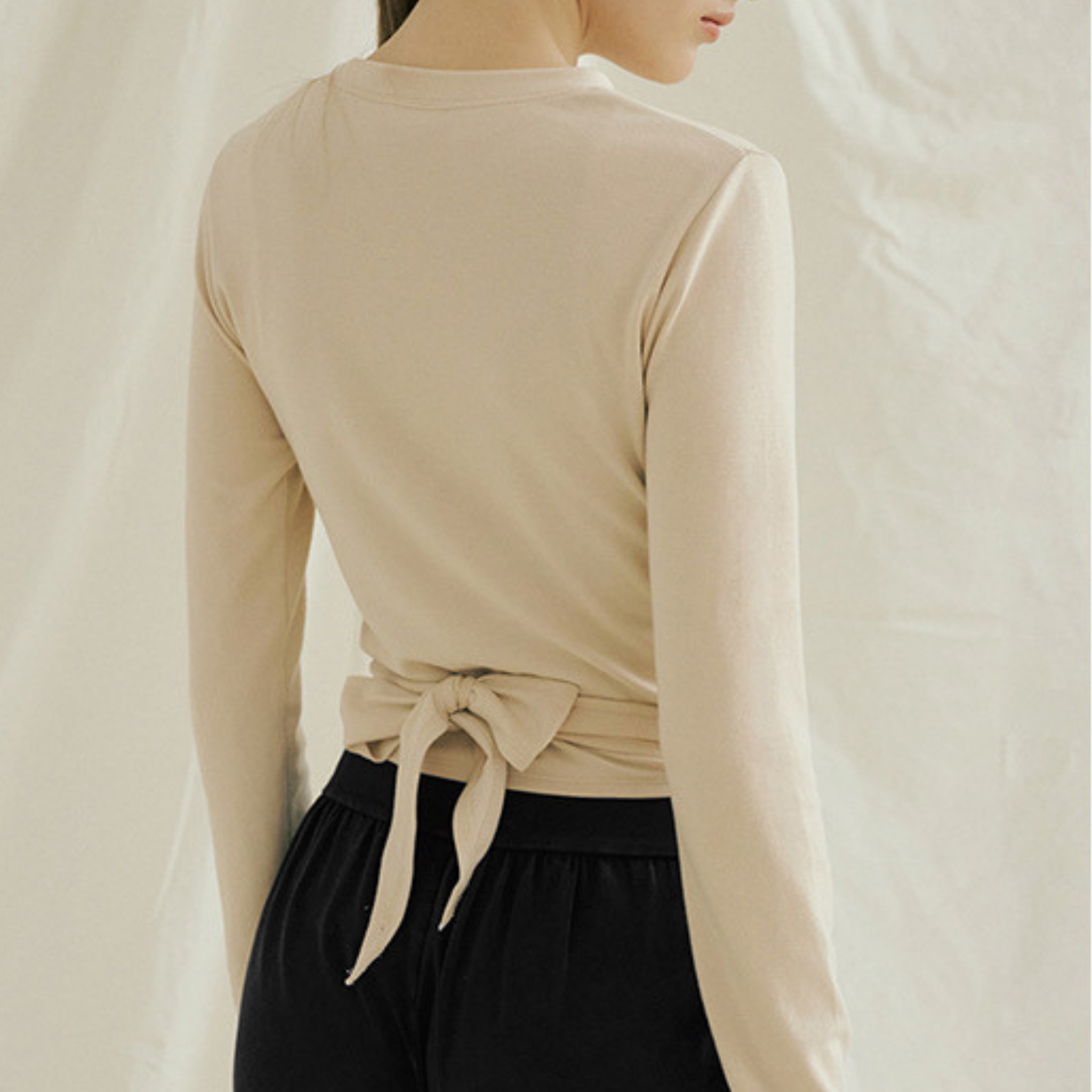 リボンアレンジトップス