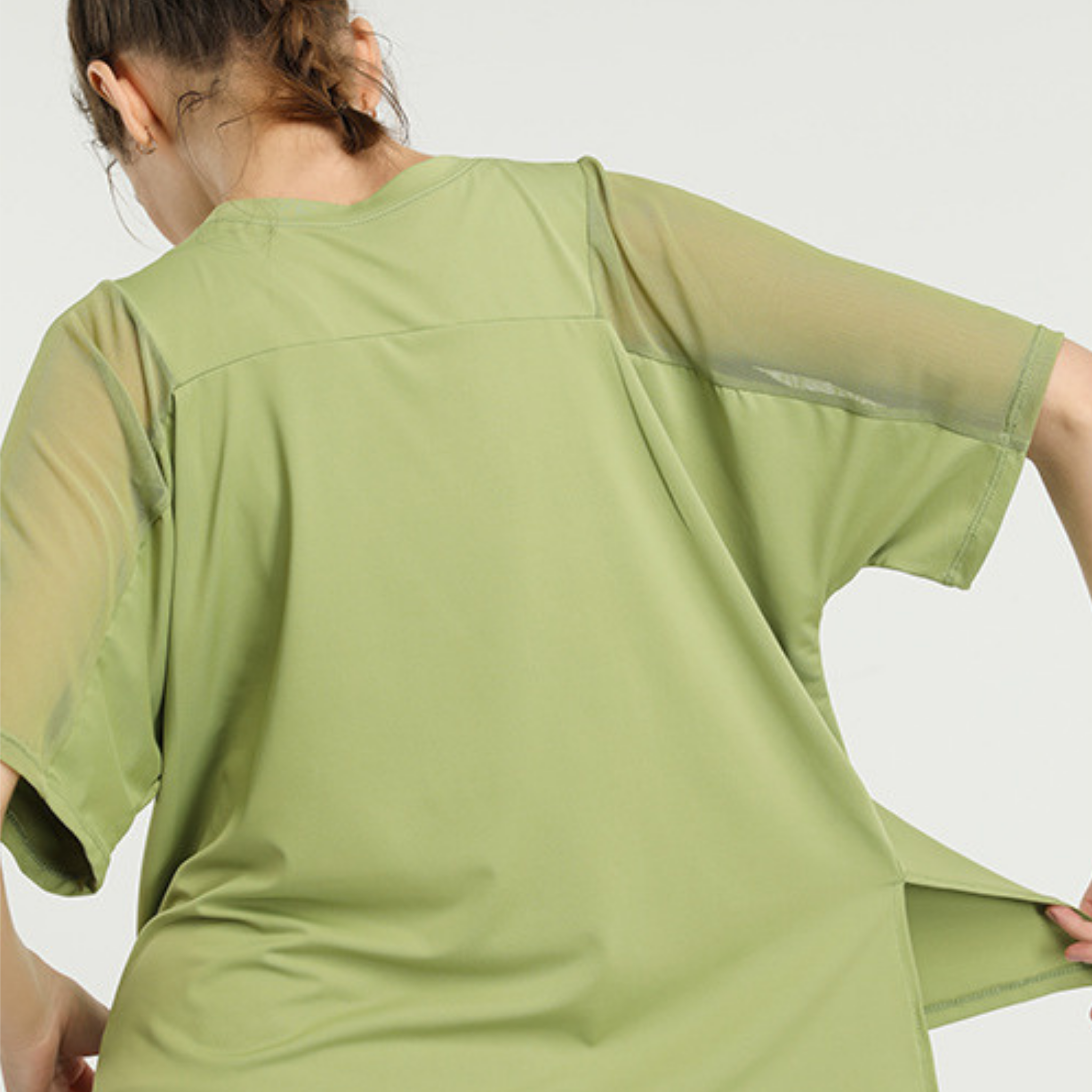 ショルダーメッシュシャツ