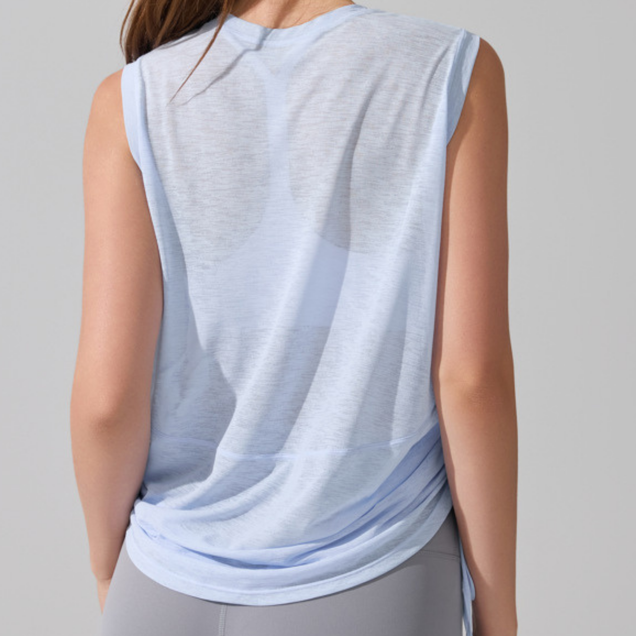 ドローストリング　ノースリーブ