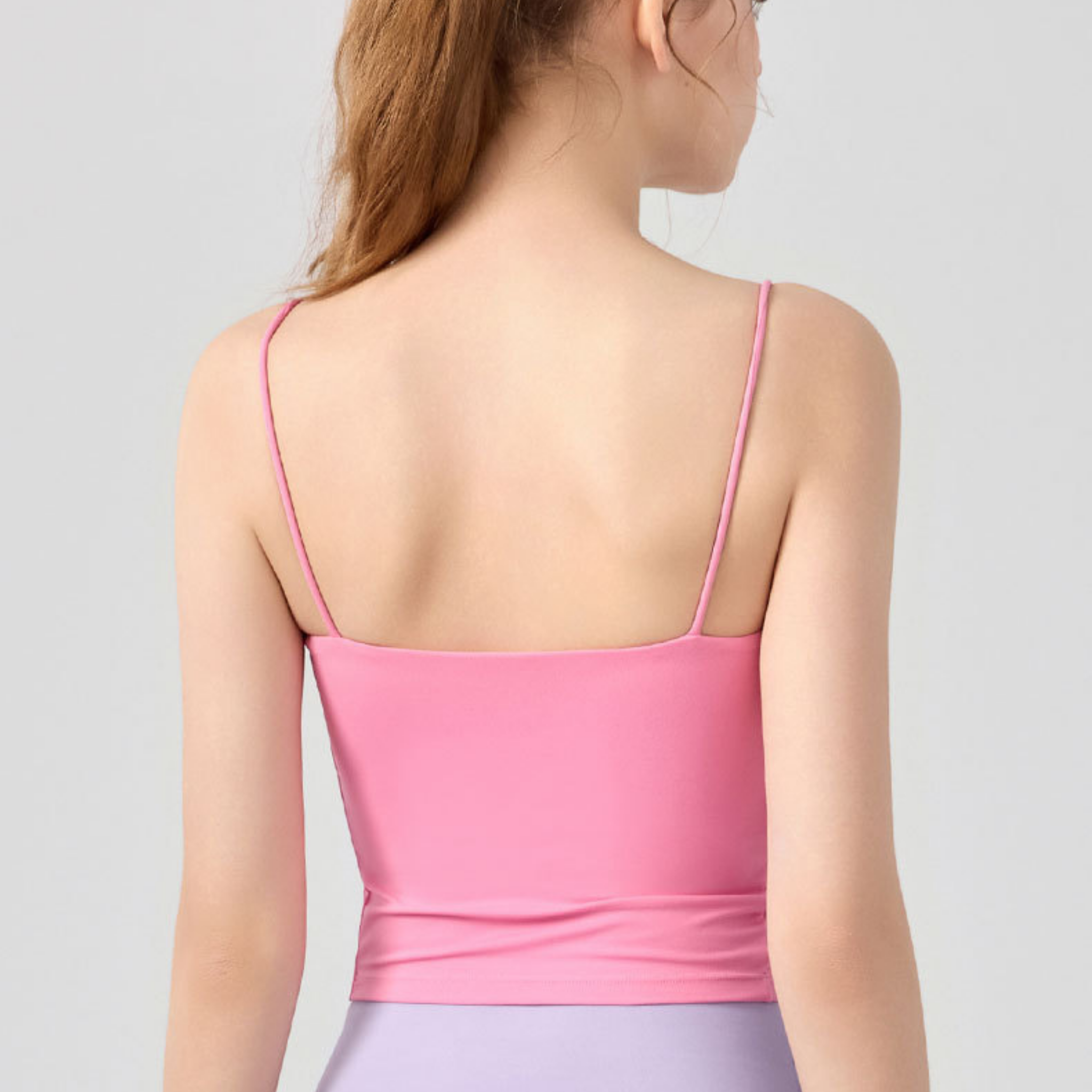 胸パッド付　サスペンダー　チューブトップ