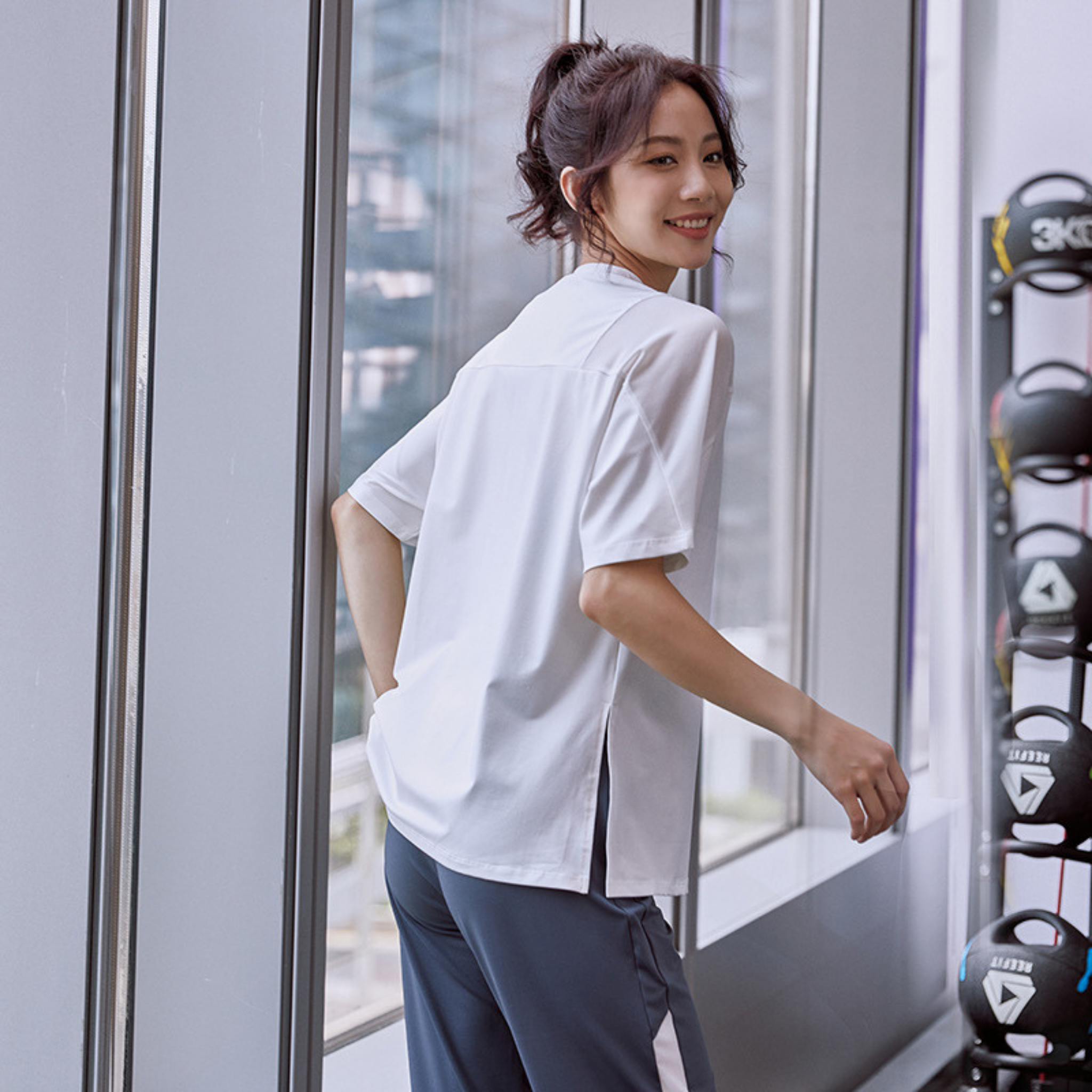 ルーズスポーツTシャツ