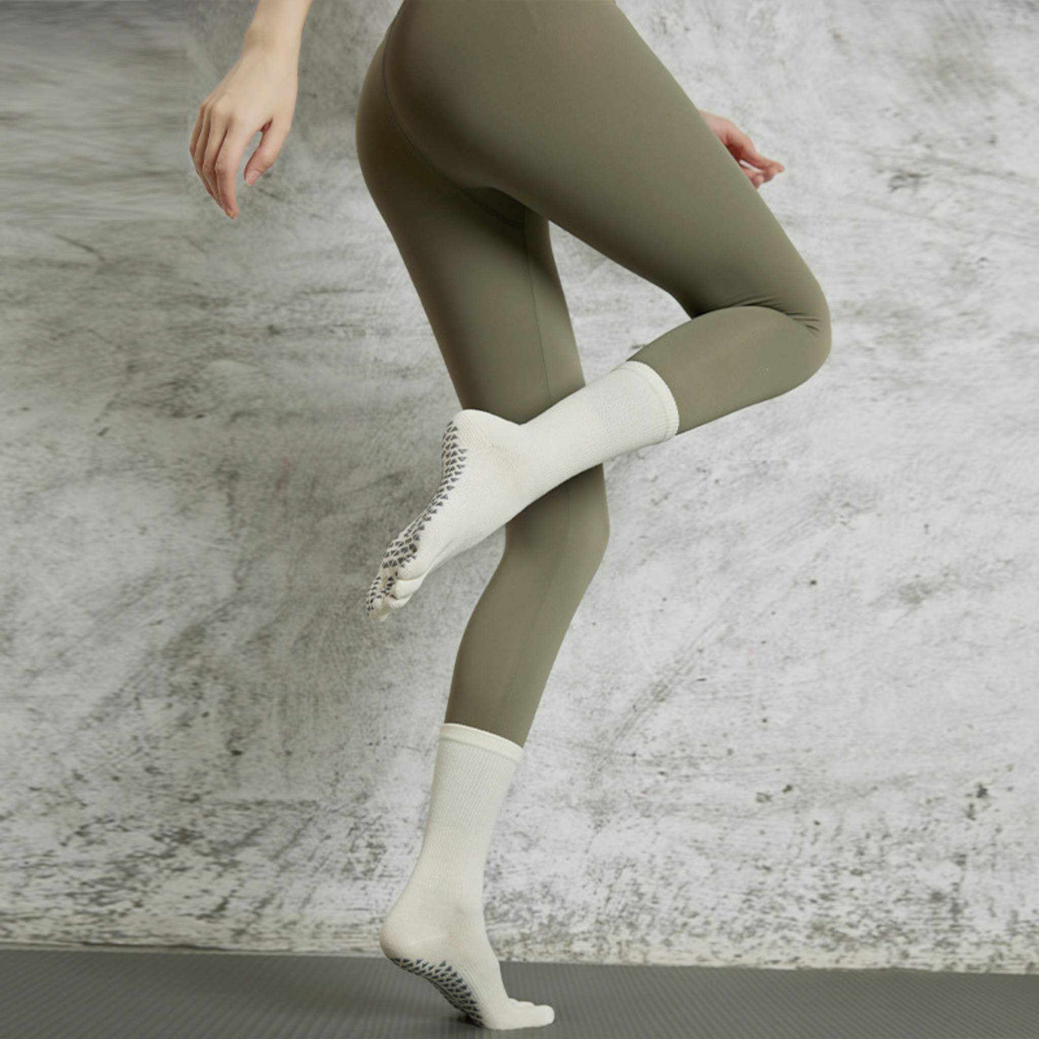 ５本指　クルー丈ソックス