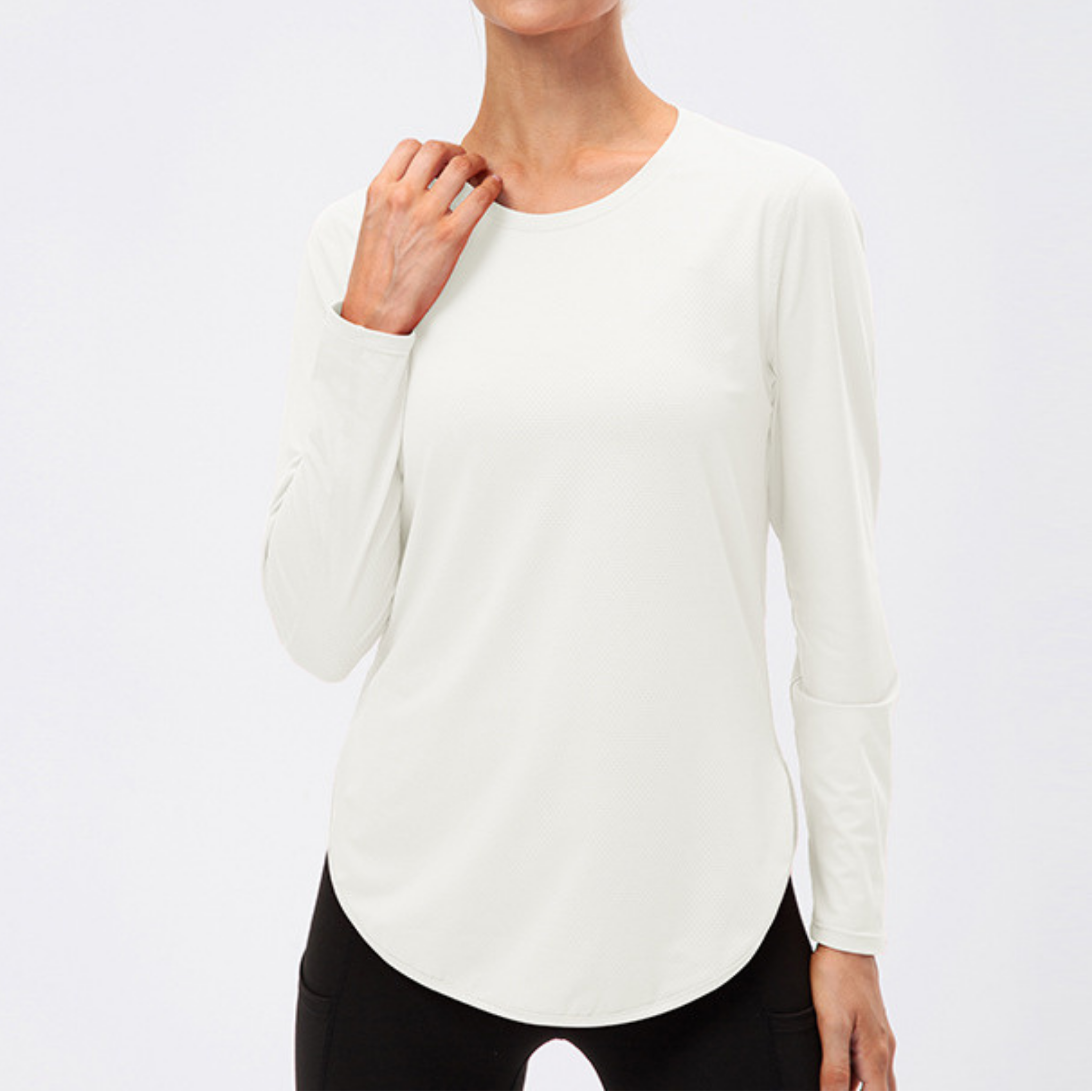 スポーツロングトップス