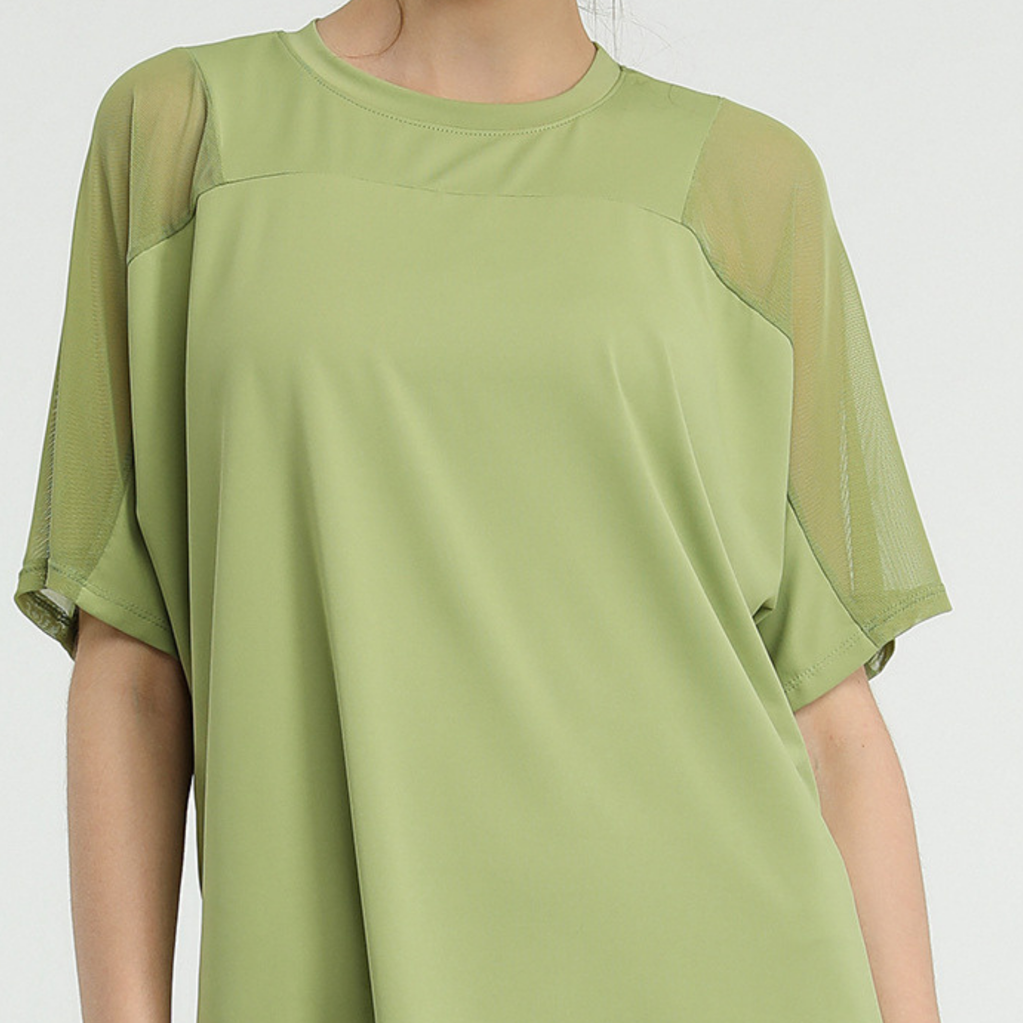 ショルダーメッシュシャツ