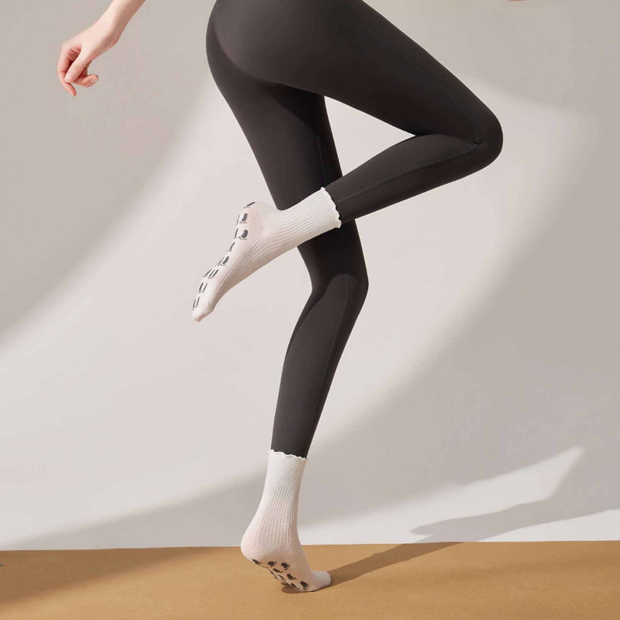 滑り止め付き　ショートソックス